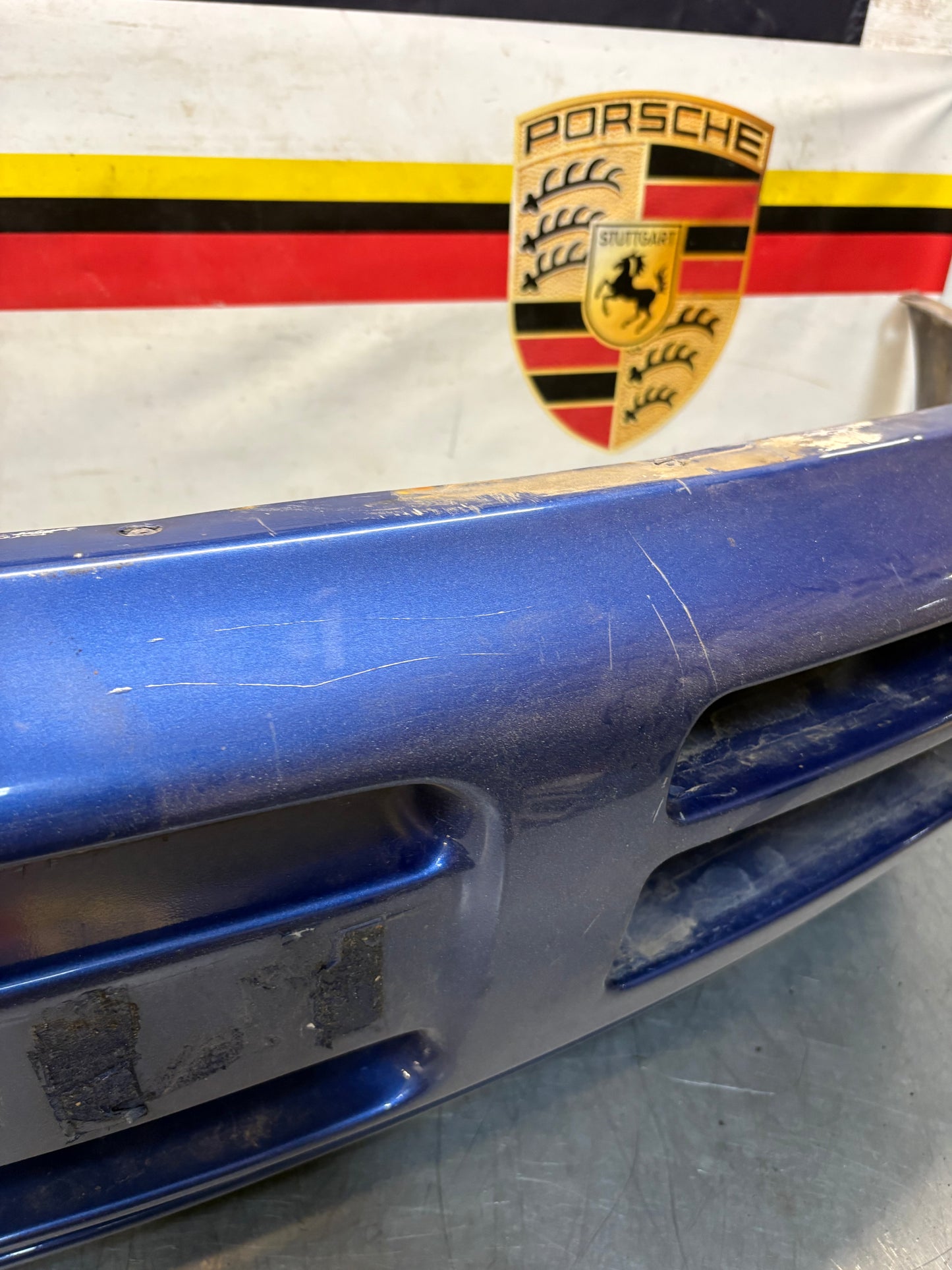Porsche 944 S2 / Late turbo front bumper, used condition 95150537100