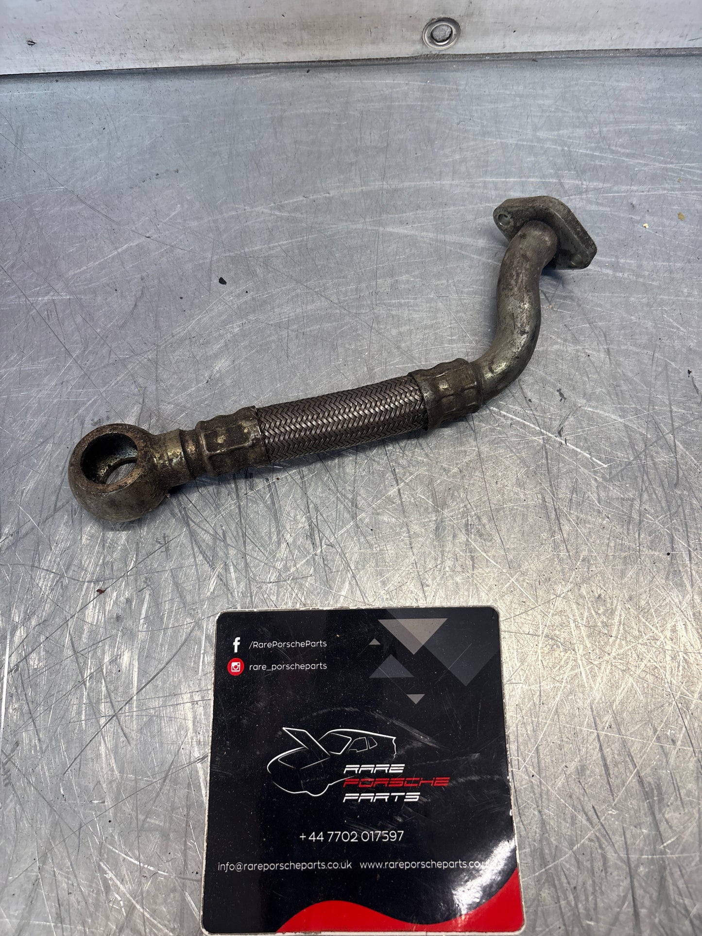 Porsche 944 Turbo oil pipe, used 95110710800