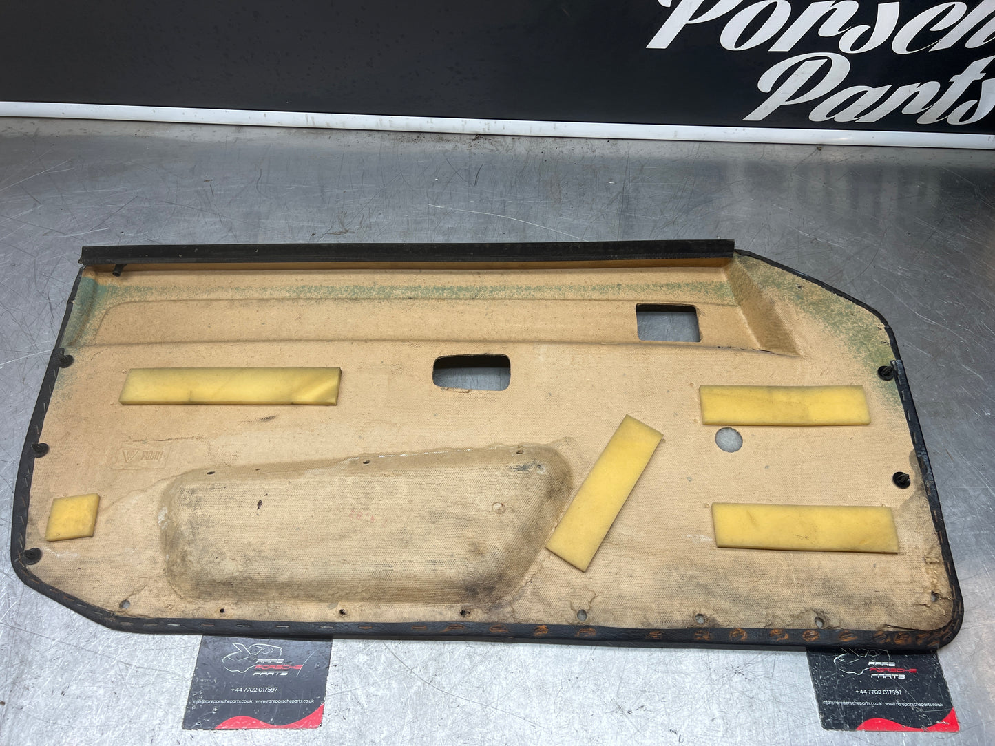 Porsche 924/944 early Porsche scripted door card used good condition right side, Rhd, 478867012