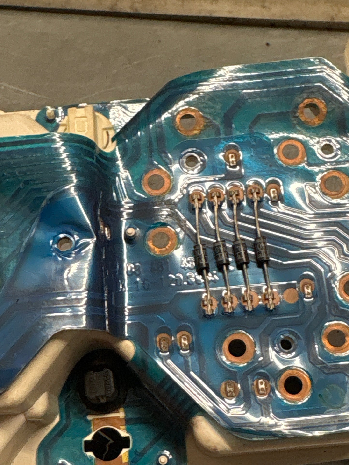 Porsche 928 instrument cluster circiut board, used VDO number: X15-1208034 / 88 481 487