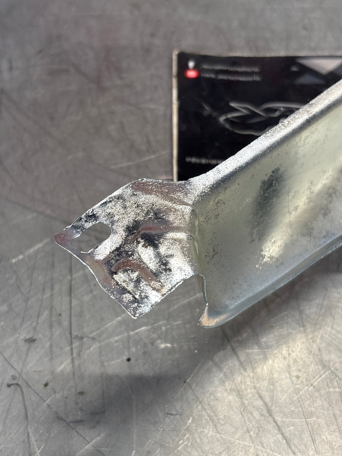 Porsche 924 (from 82) 924S 944 heat shield, middle section, 95150486900, refurbished 
