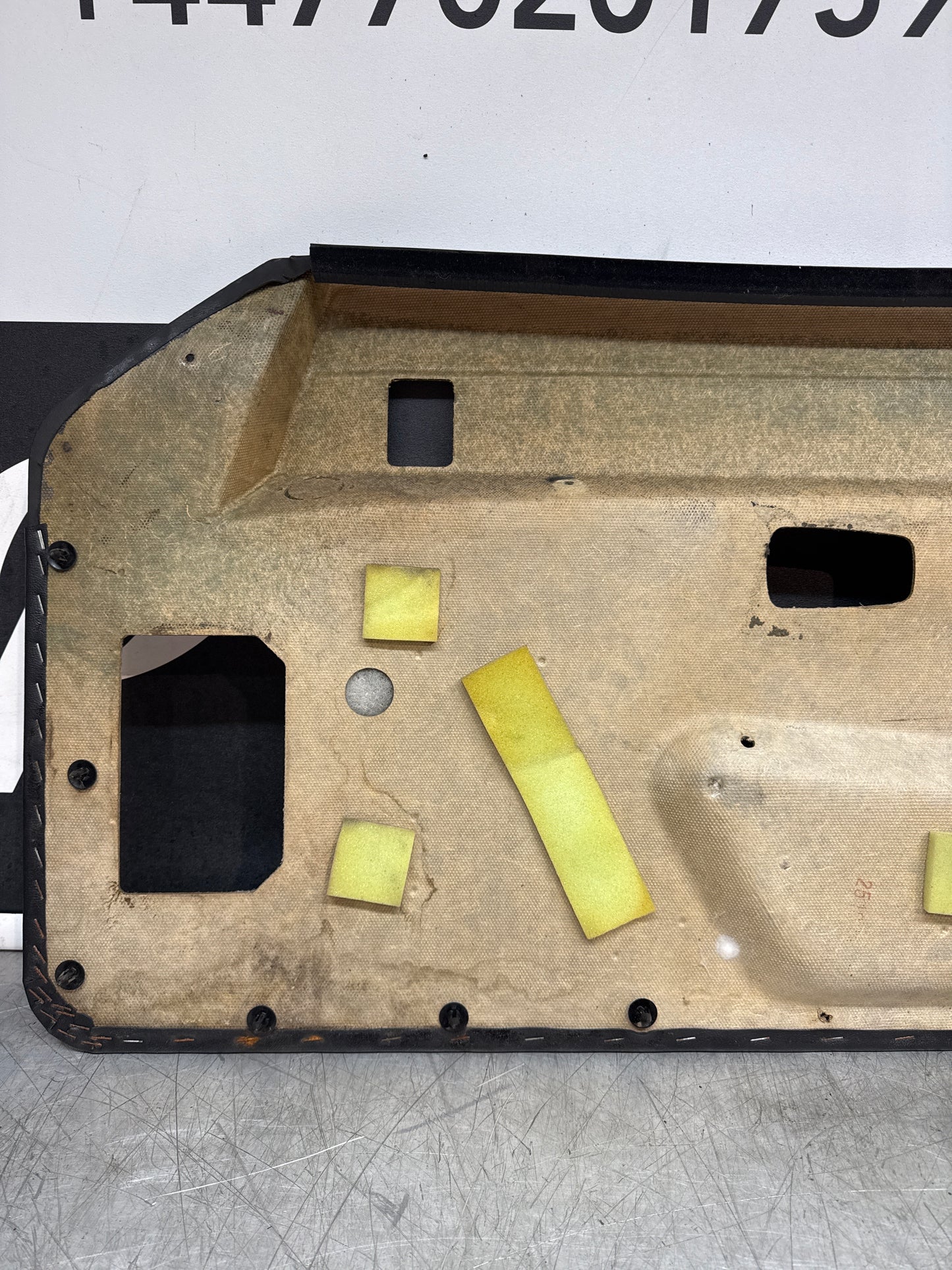 Porsche 924/ 924S/ Early 944  Door cards Pair, Black. Used. 478867011 / 478867012