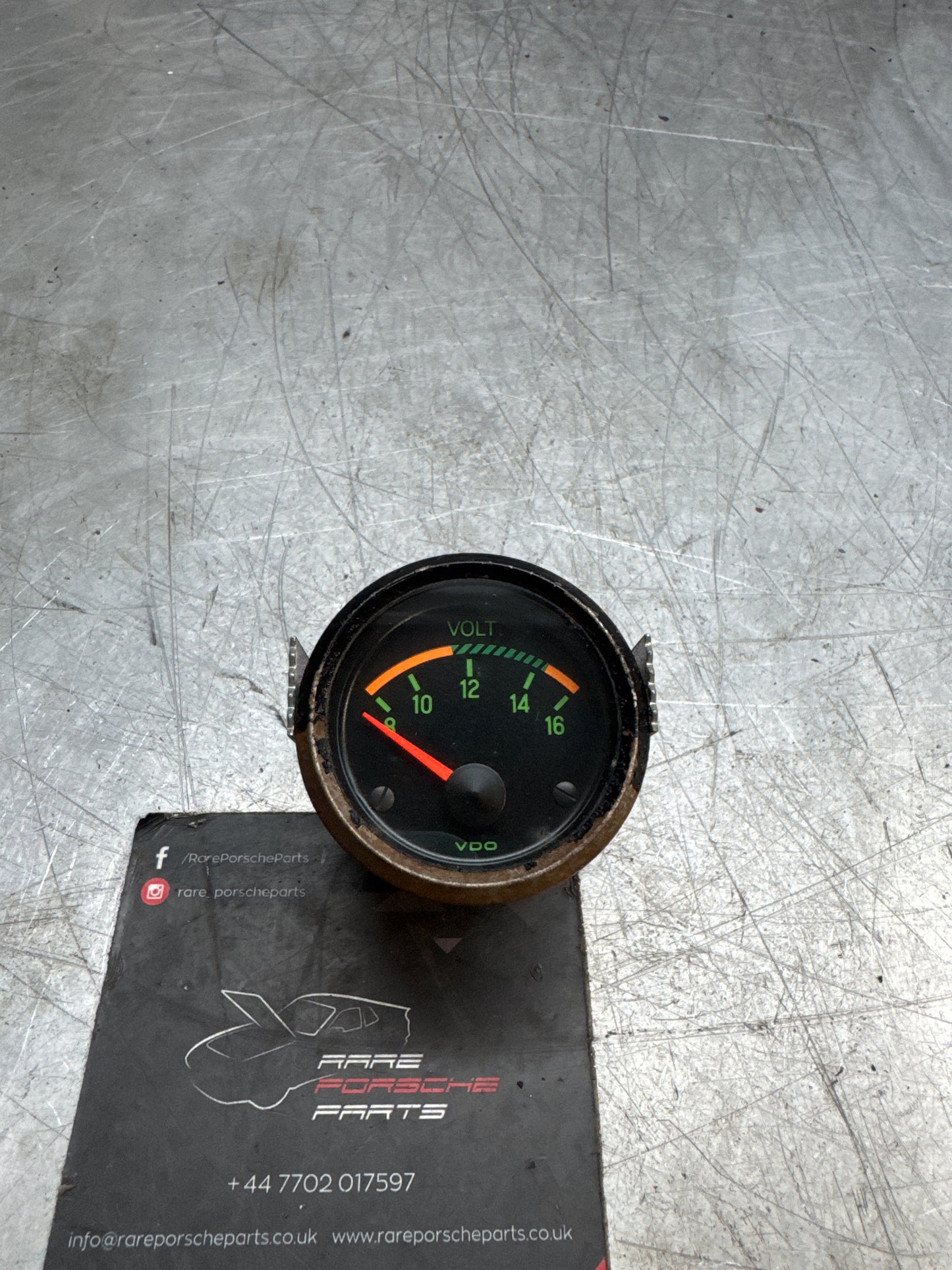 Porsche 924 Turbo Volt meter, used 477919531B