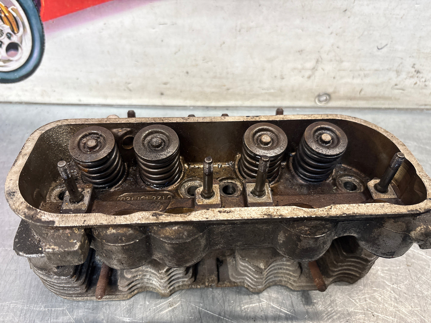 Porsche 914, cylinder head, right side, used 021101371Q