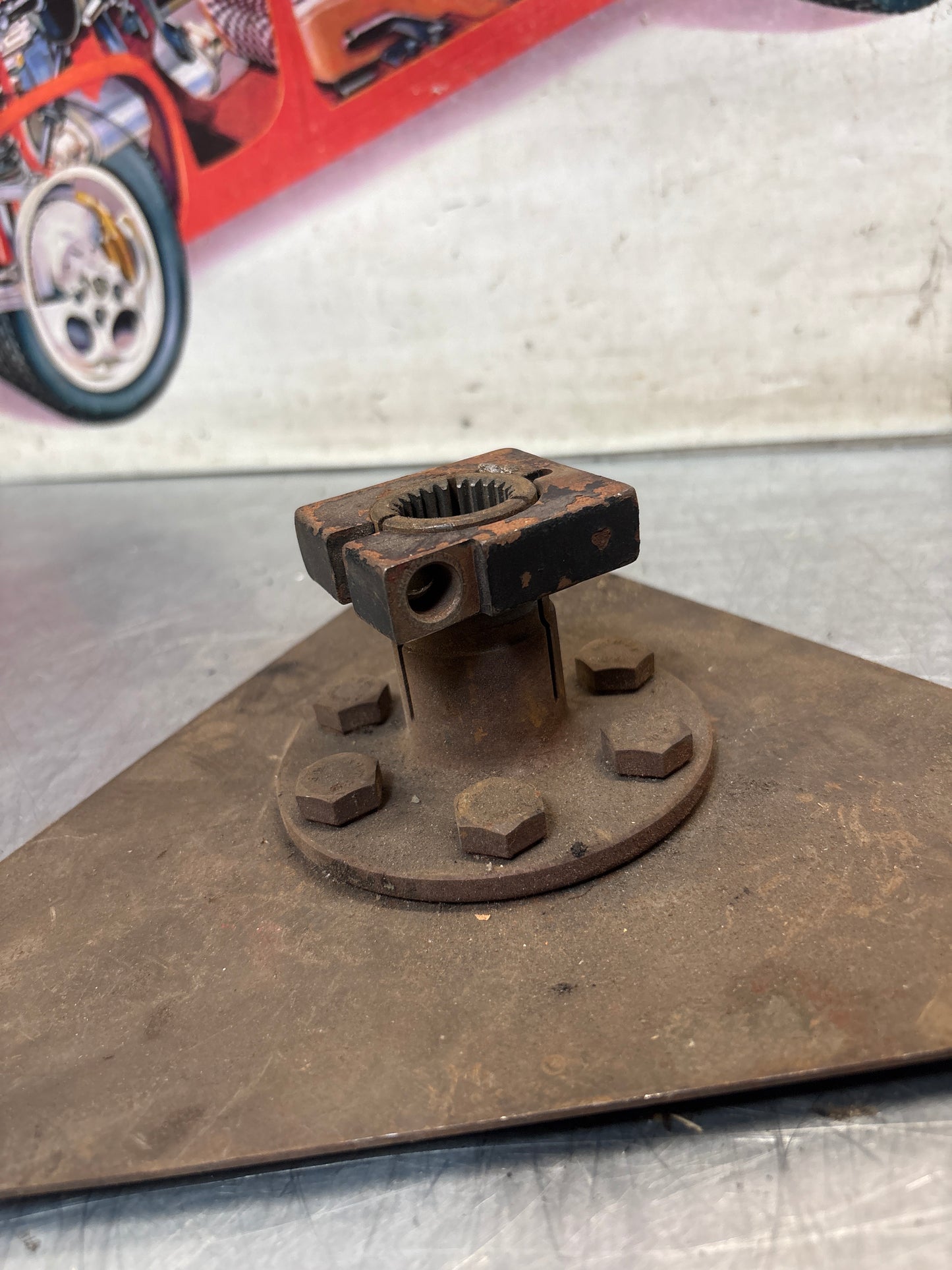 Porsche 928 1978-1982 3 speed automatic single plate flange disc, used 92211604103