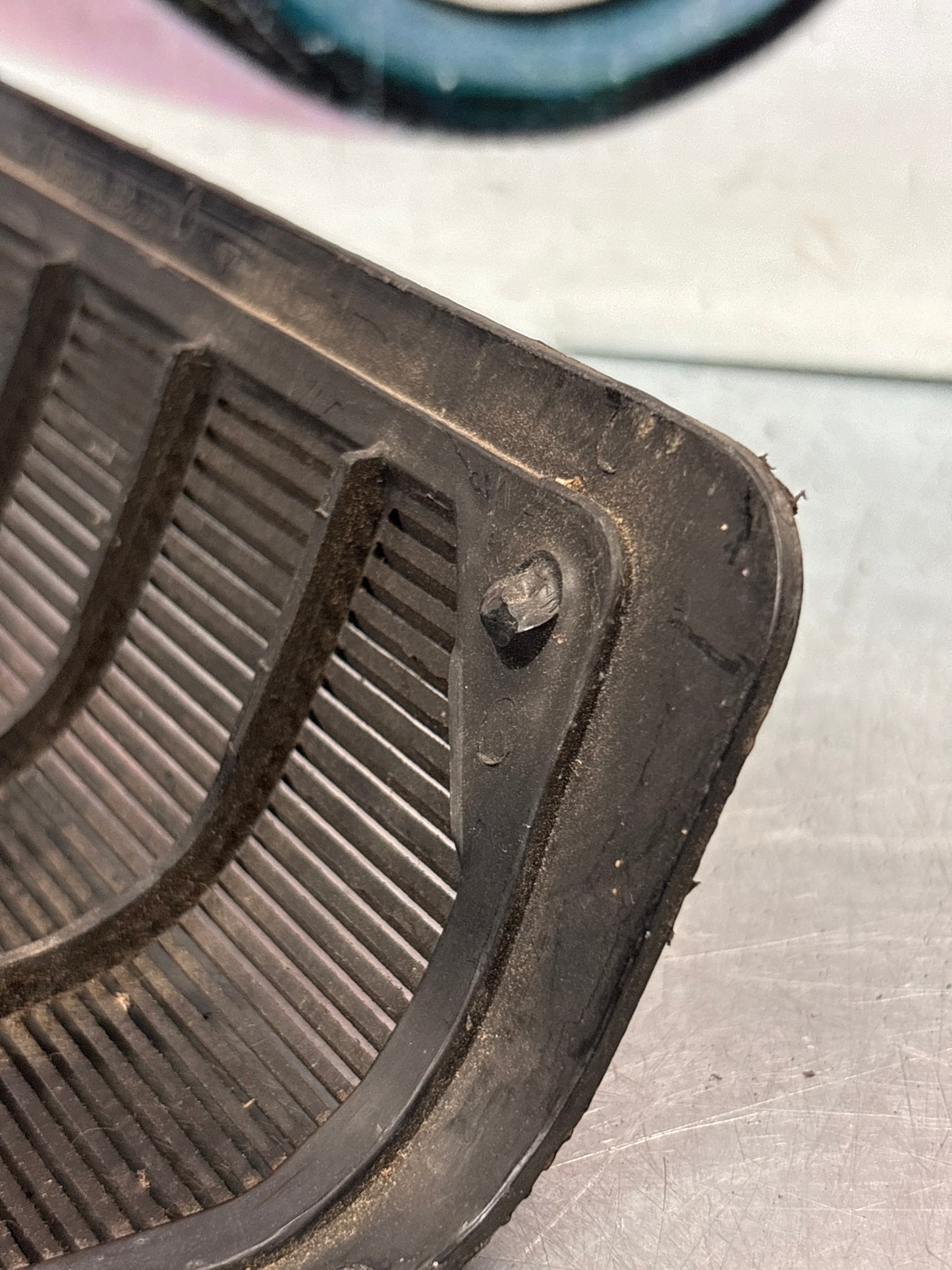 Porsche 924 944 square dash centre speaker grill cover. Black. 477857187, for spares or repair