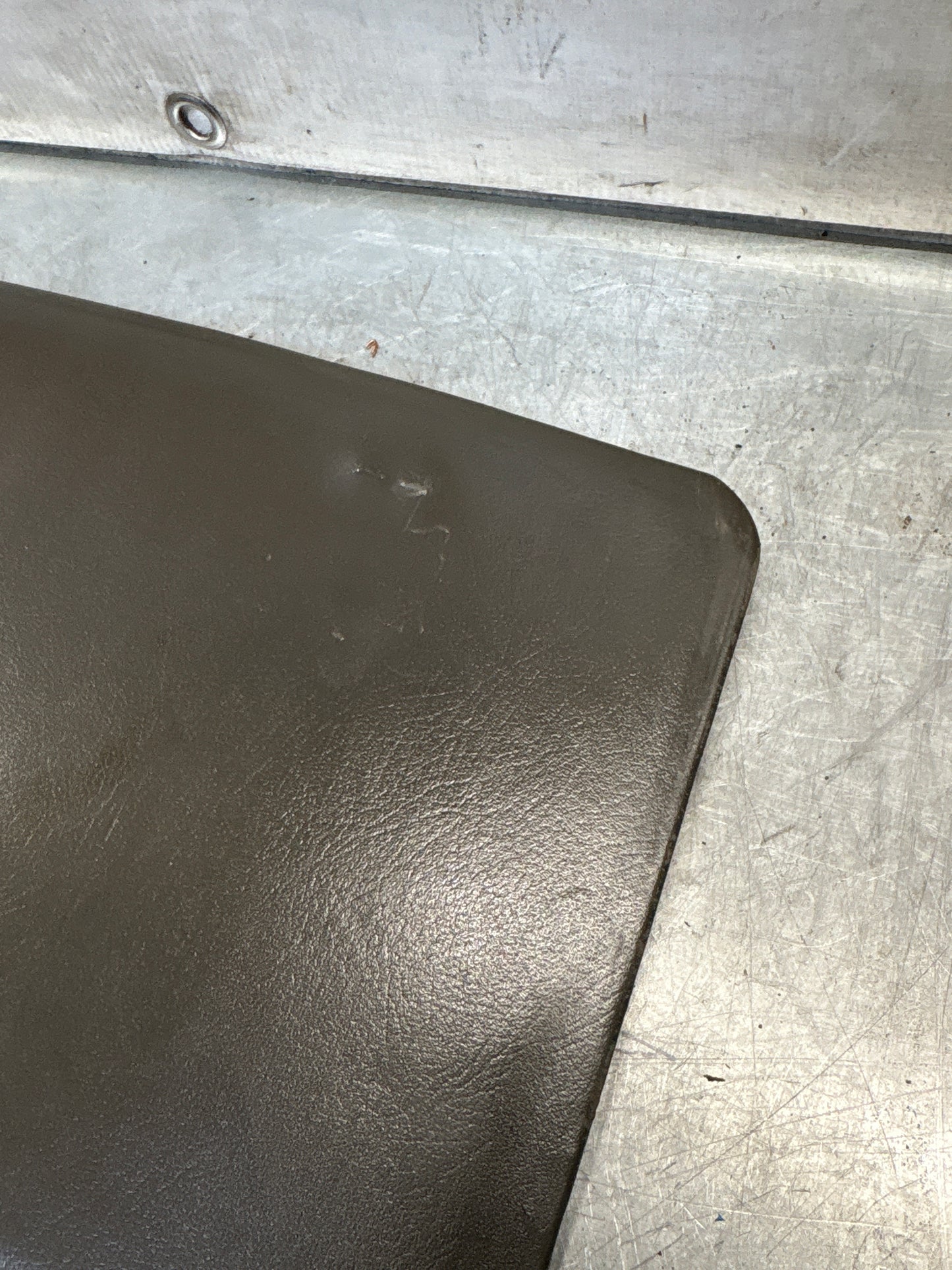 Porsche 928 sun roof headliner trim, greyish green, used 92856406950QC2