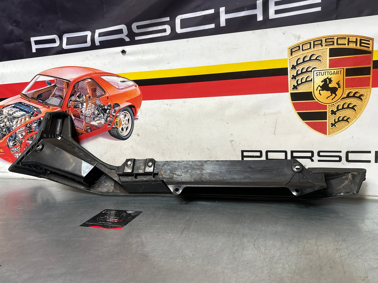 Porsche 928 Green door armrest, left, off side, 92855510103, used