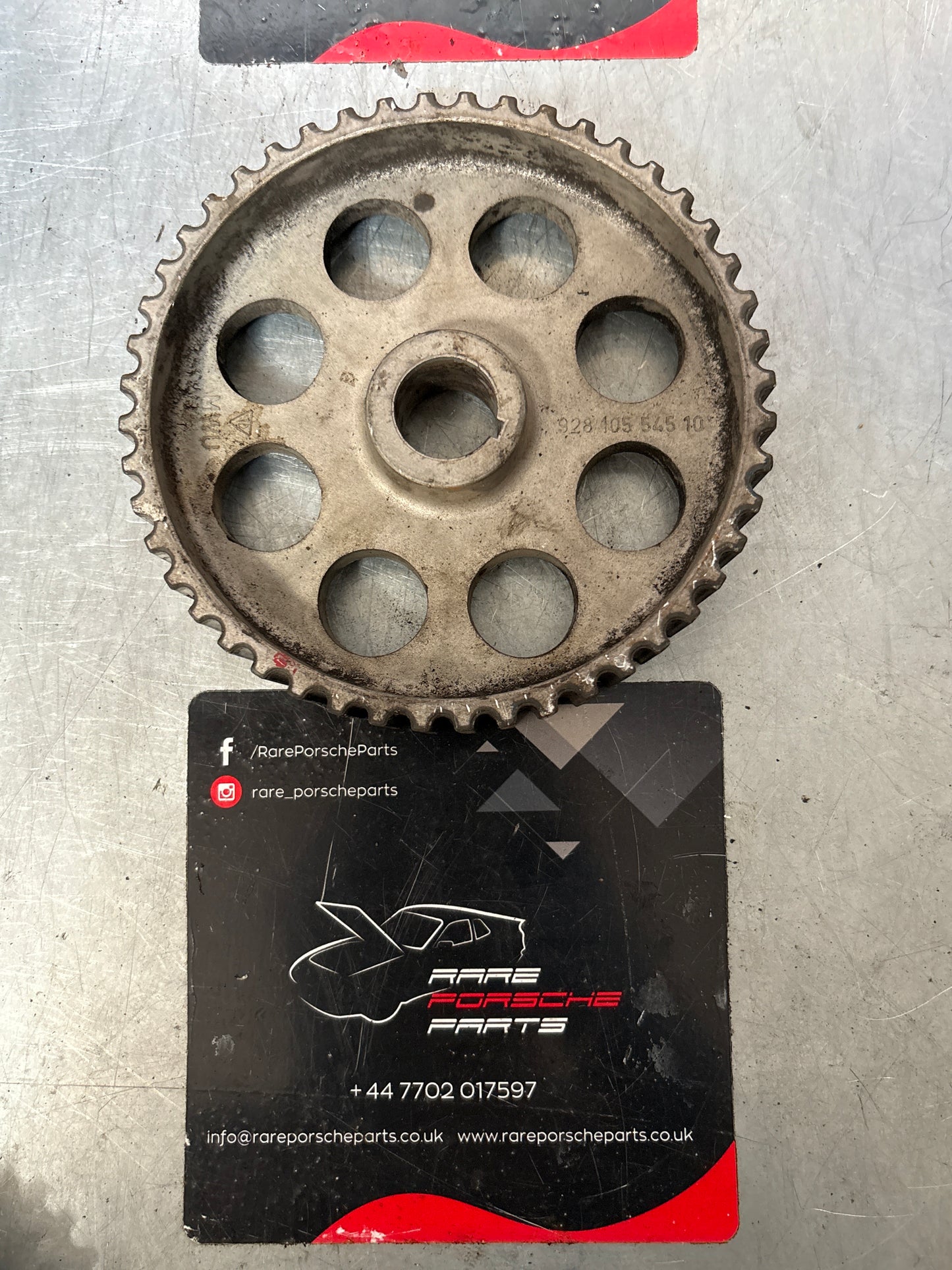 Porsche 928 camshaft timing gear, used 92810554510