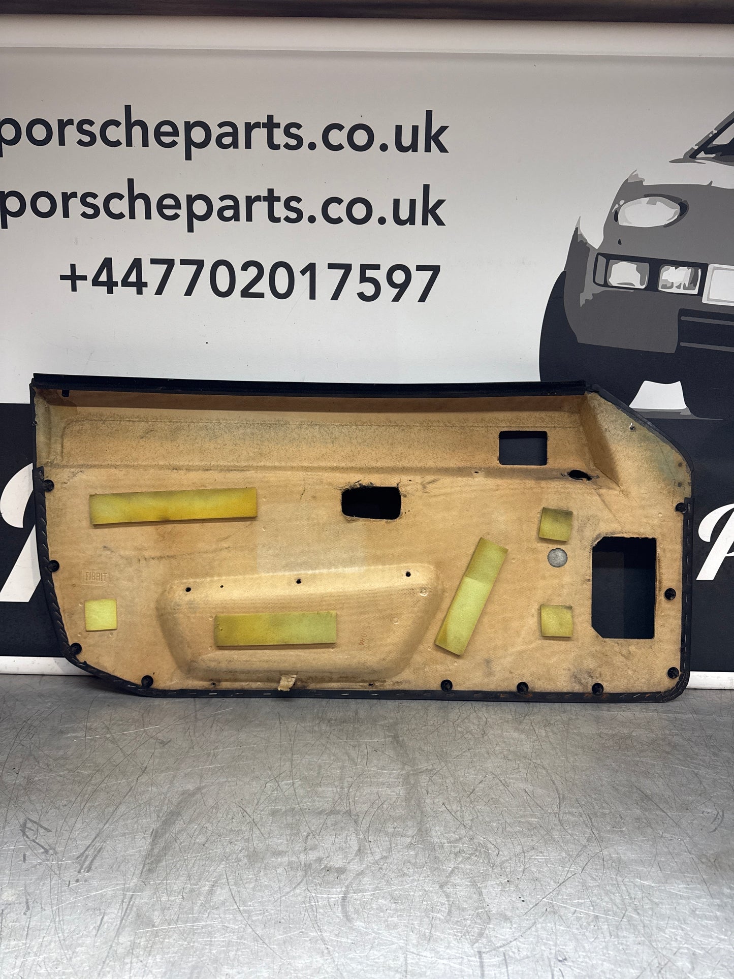Porsche 924/ 924S/ Early 944  Door cards Pair, Black. Used. 478867011 / 478867012
