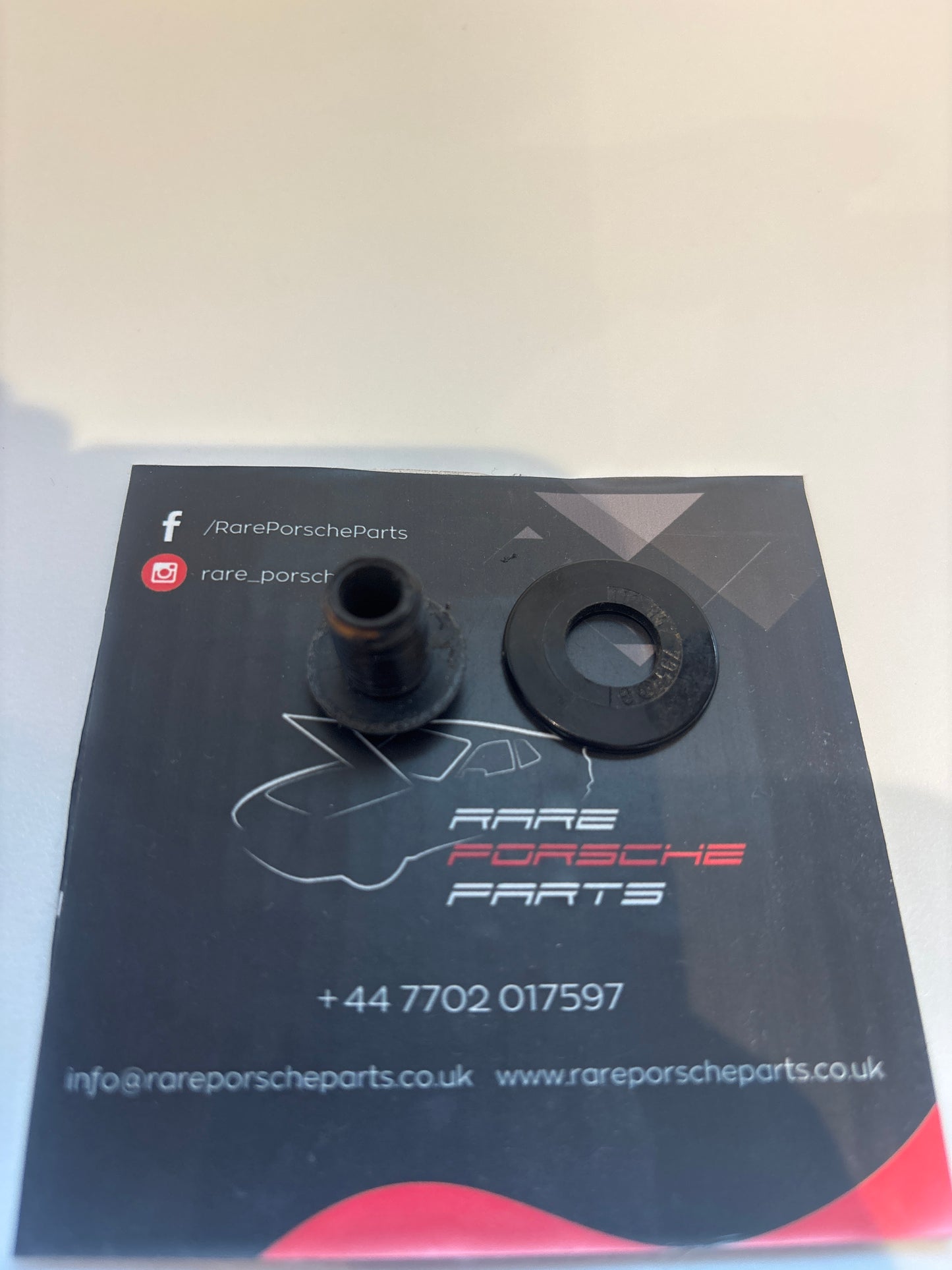 Porsche 924 944 seatbelt plastic bolt, plug 211857785A