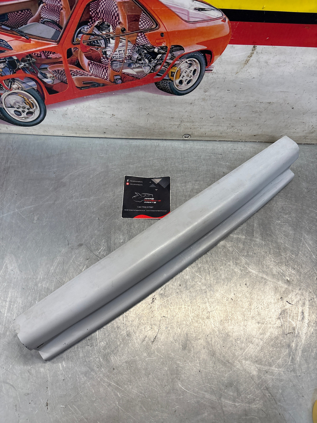 Porsche 924 Carrera GT front bumper cross bar, reinforcement, new 93750511300
