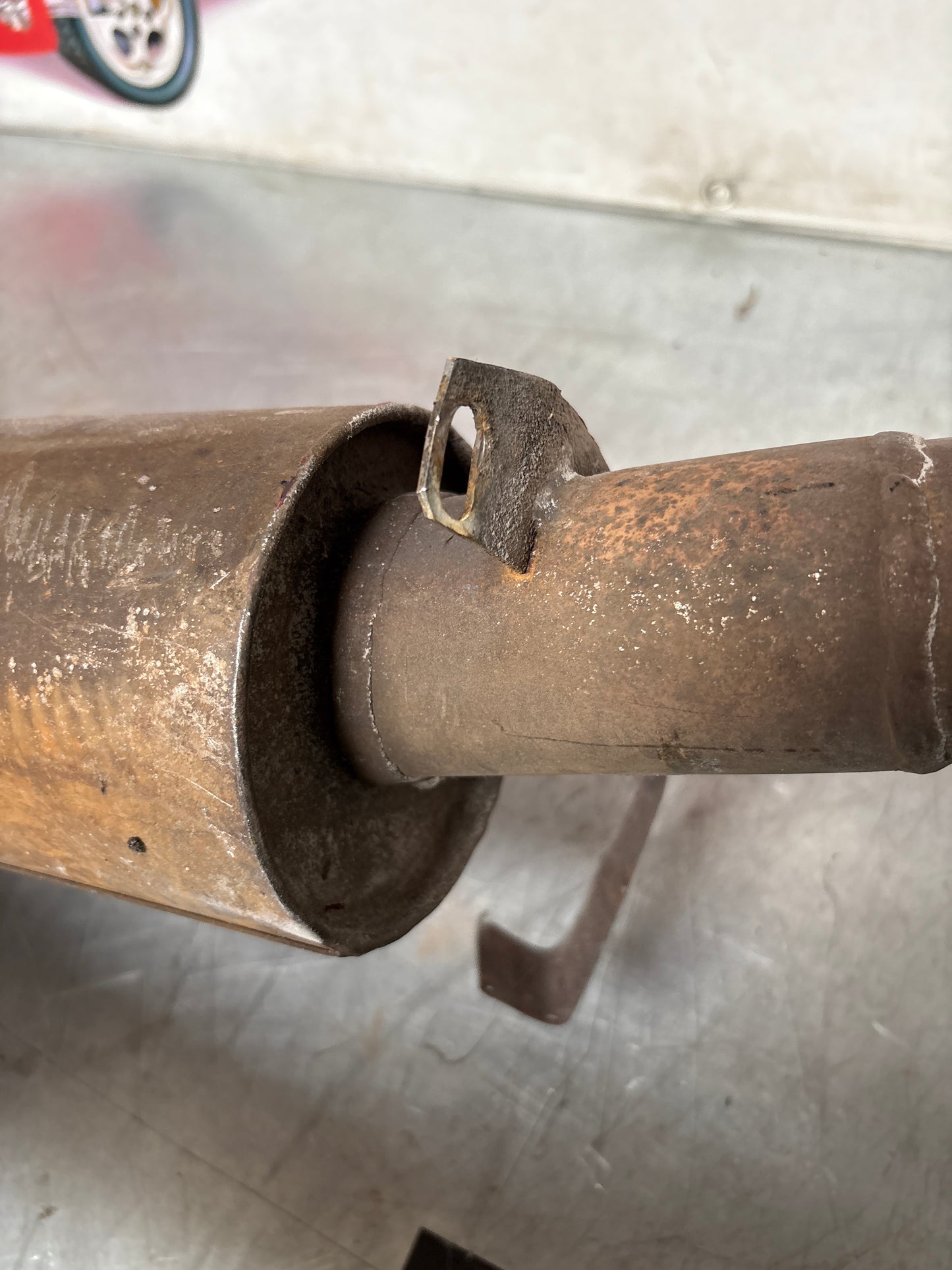 Porsche 924 Turbo Down Pipe, middle section, used 93111105102