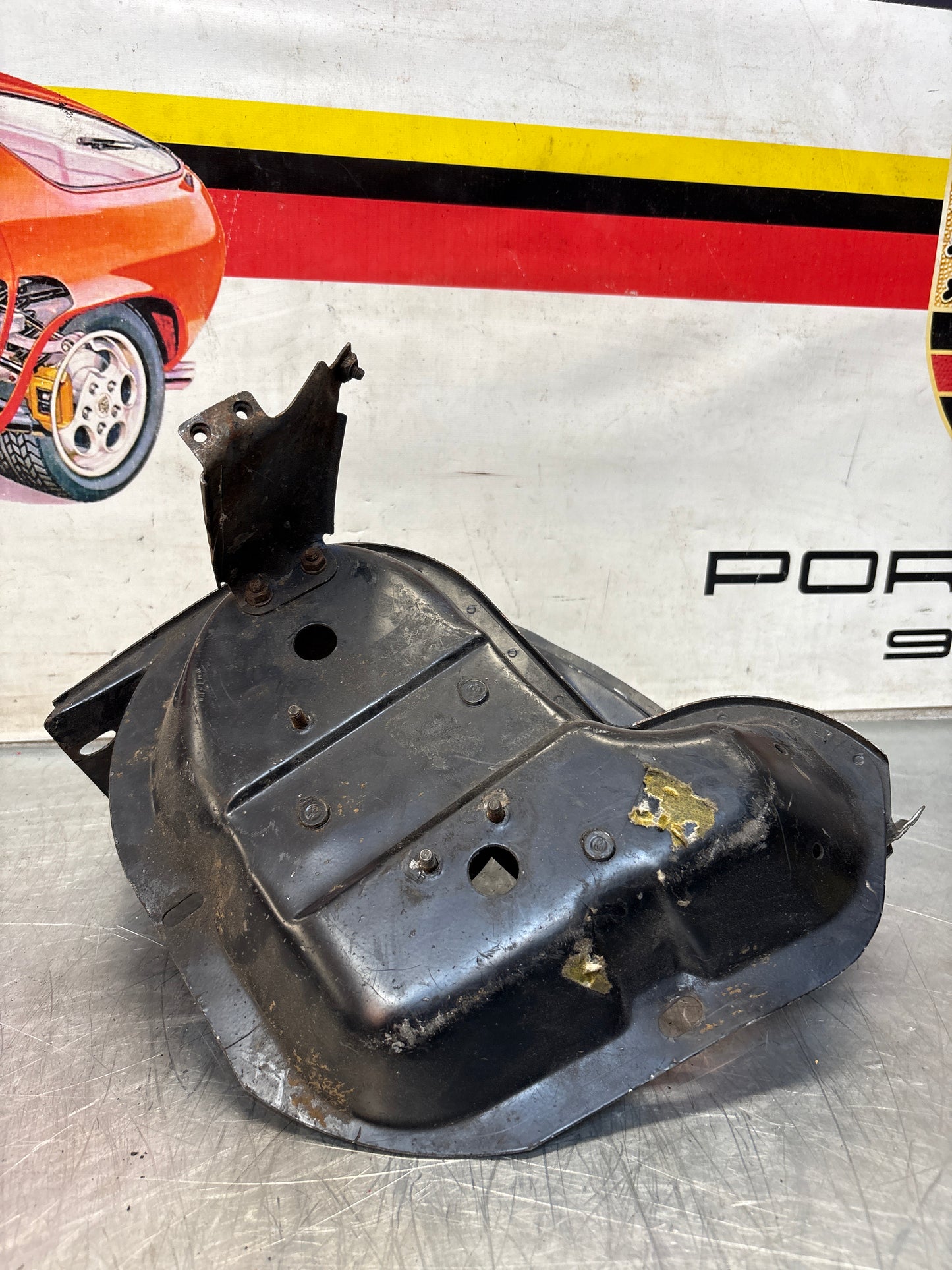 Porsche 968 headlight bracket console right side 94475009400, used