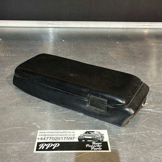 Porsche 924 944 (-86) arm rest cassette box. Black used