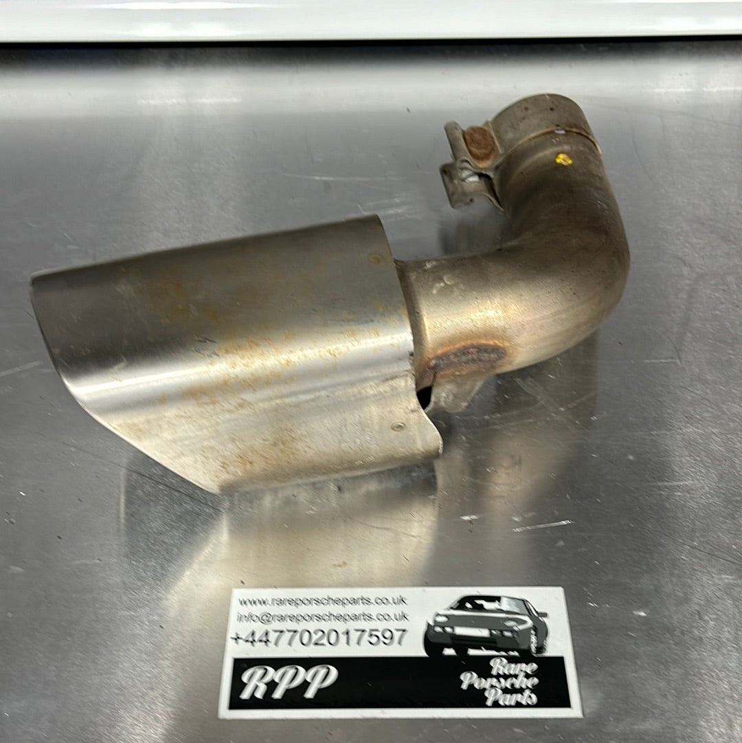 Porsche Cayenne E3 tailpipe, exhaust tip 9Y0253826D, used