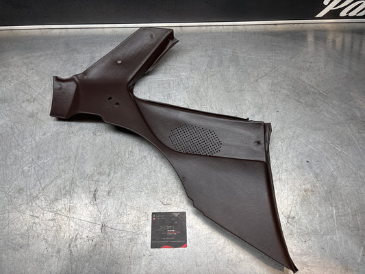 Porsche 944 924 brown left rear interior C Post trim /card . Quarter panel trim used, 94455502101