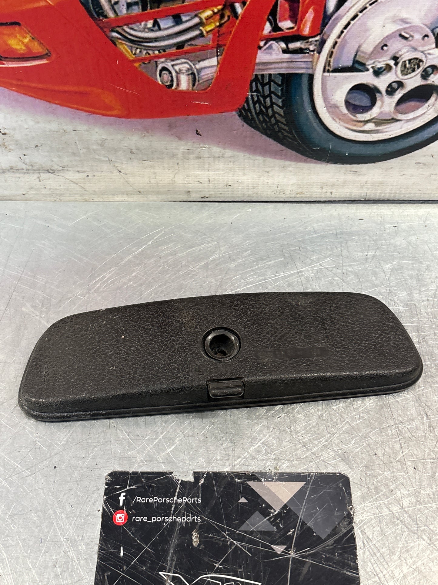 Porsche 924 944 rear view mirror used, 477857511