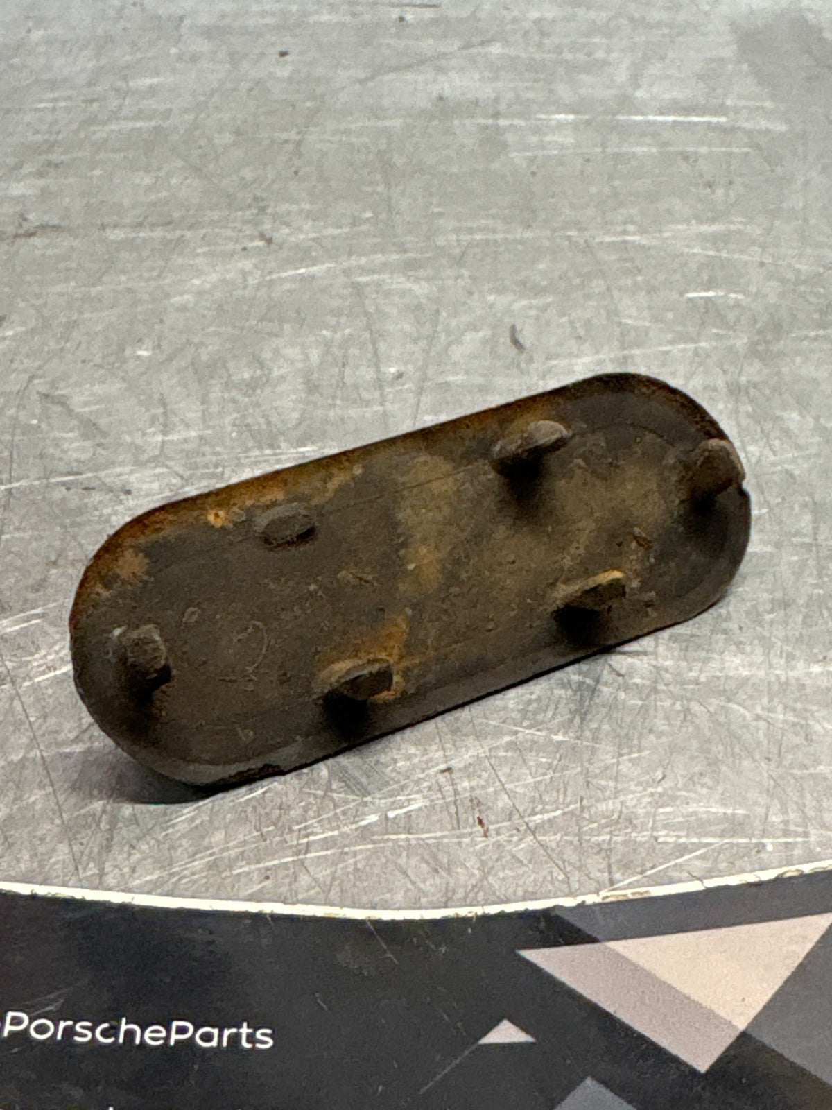 Porsche 914 generator cover plate, refurbished 021119295