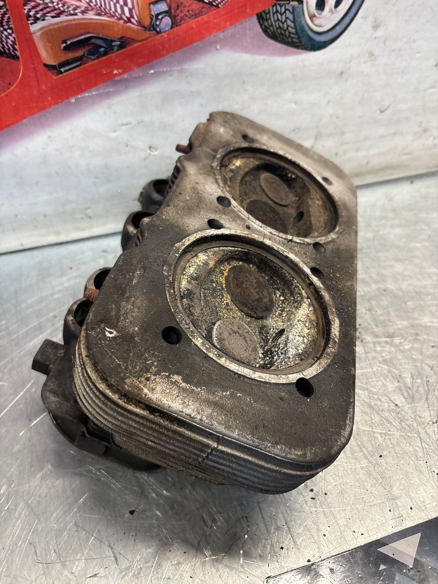 Porsche 914, cylinder head, used 021101371S