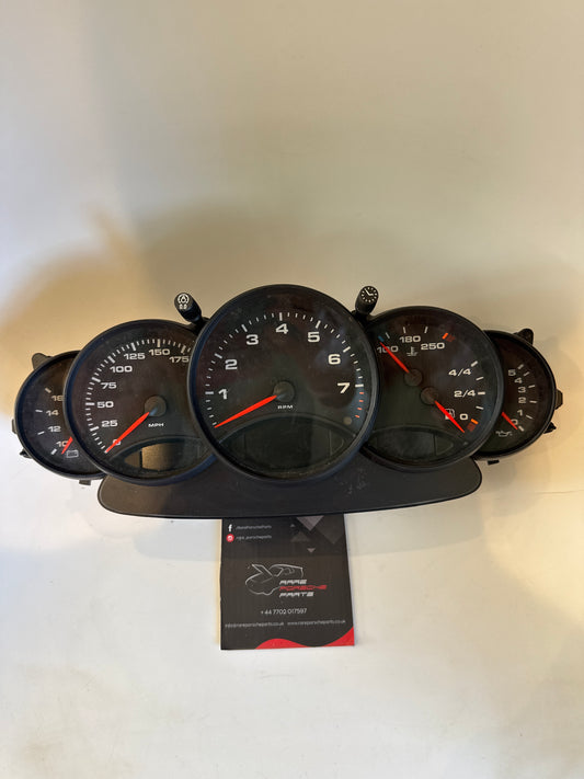 Porsche Boxster 986 Instrument Cluster, unknown mileage 9866411130370C used