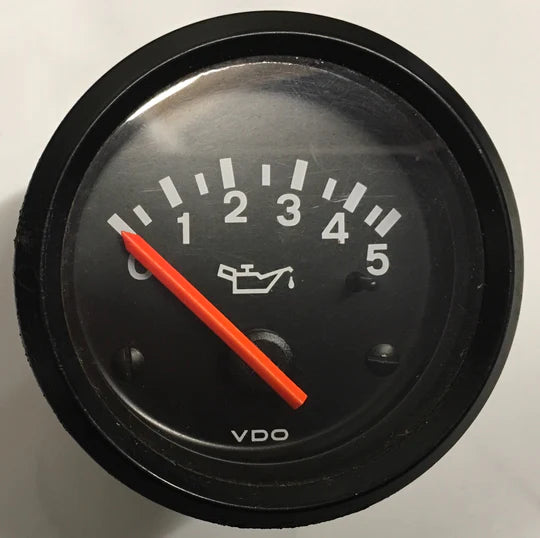 Porsche 924S VDO oil pressure gauge 5 bar used, 94464111702