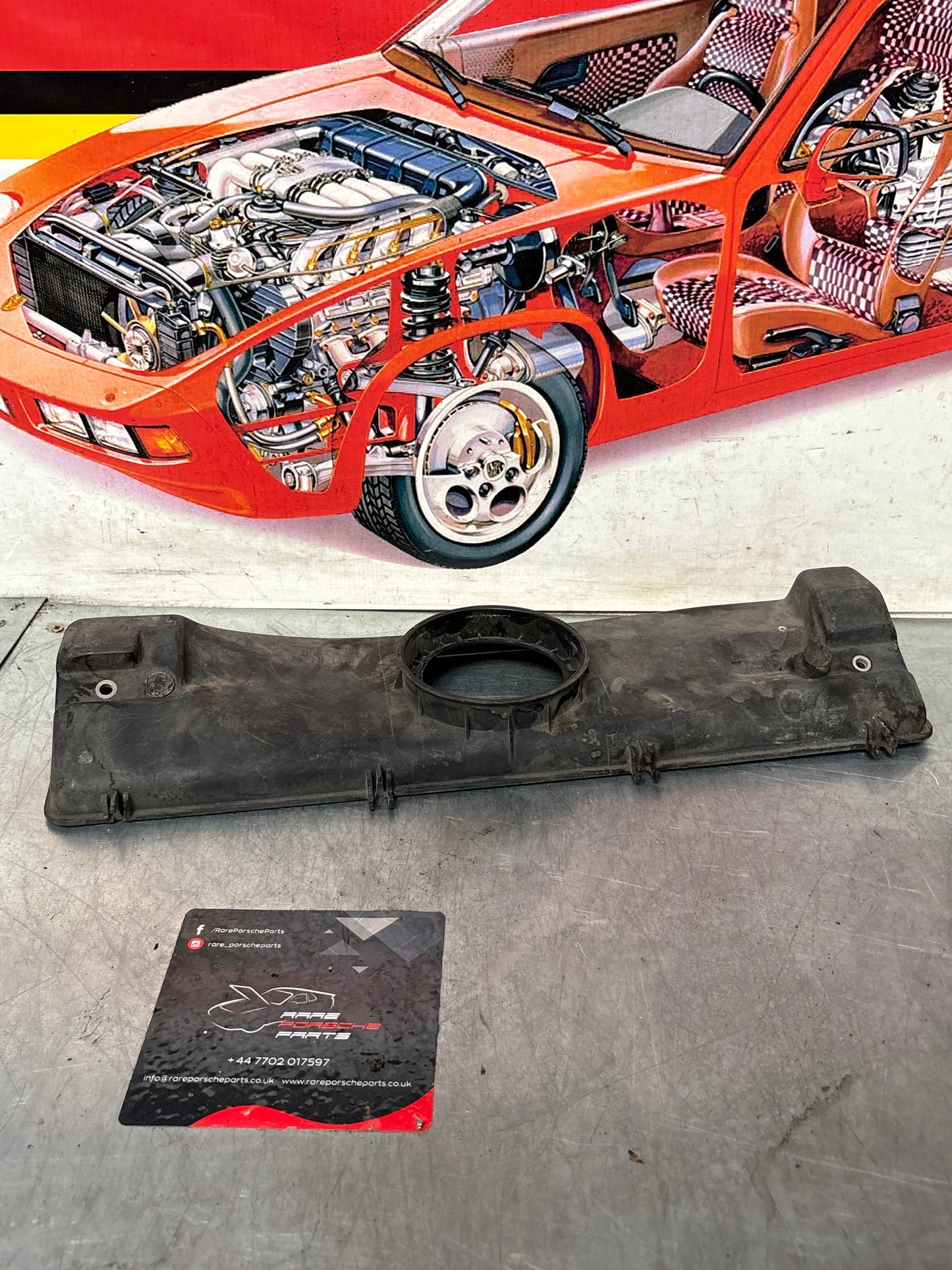 Porsche 928 lower air filter housing 92811022905