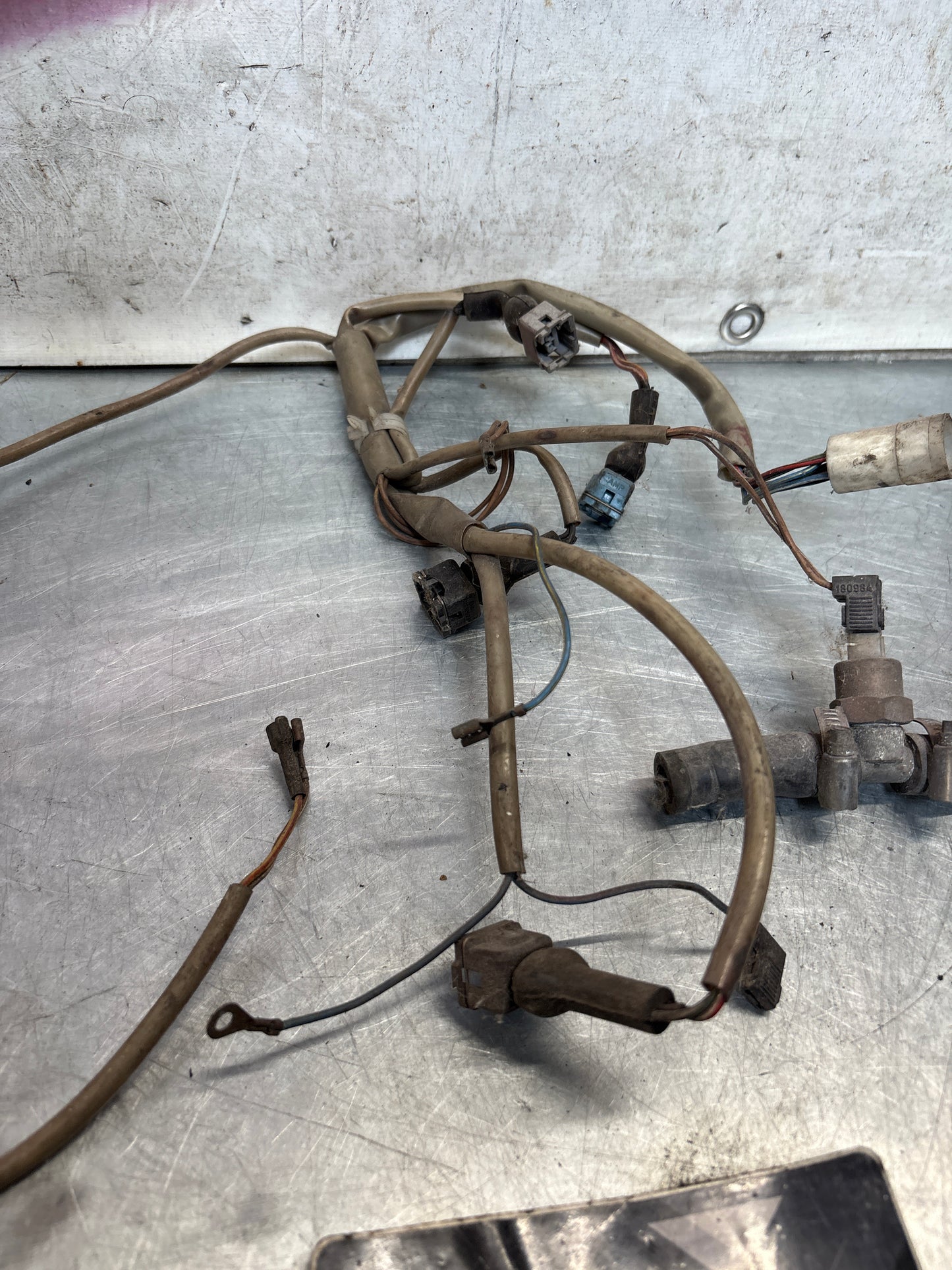 Porsche 924 N/A early engine wiring loom, 1976-1979, used 477971761A