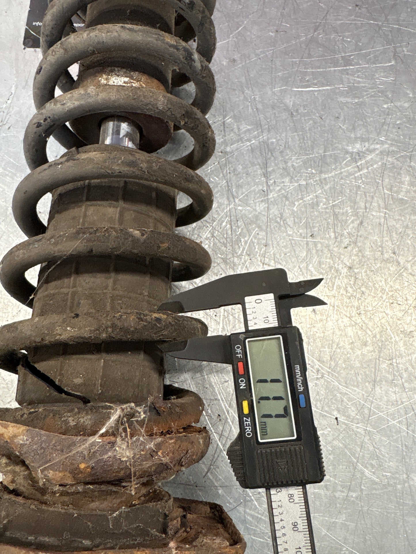 Porsche 944 S2 left, near side, shock absorber , 94434303119 used, spares or repair