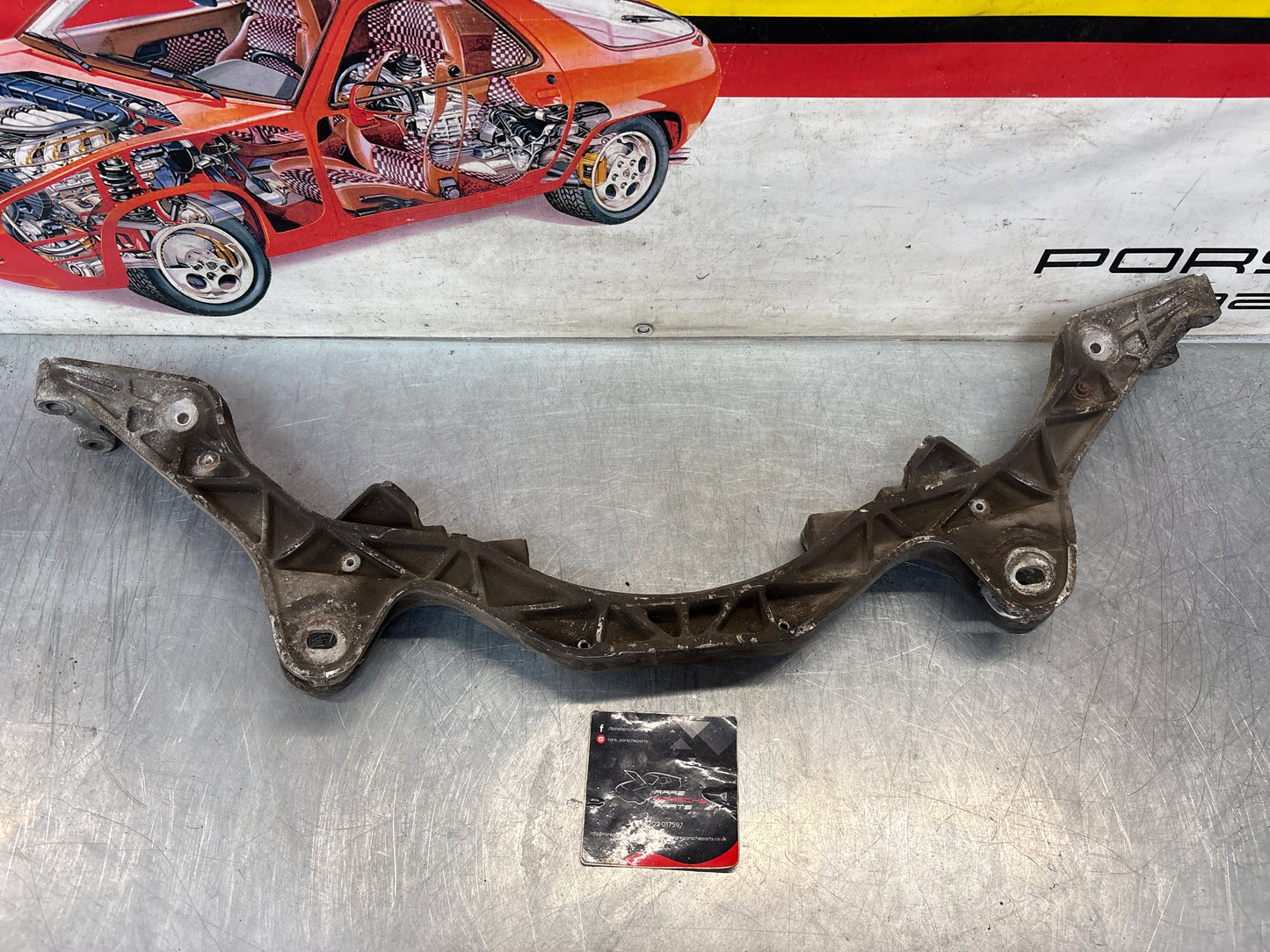 Porsche 928 rear gearbox subframe, used 92833113115