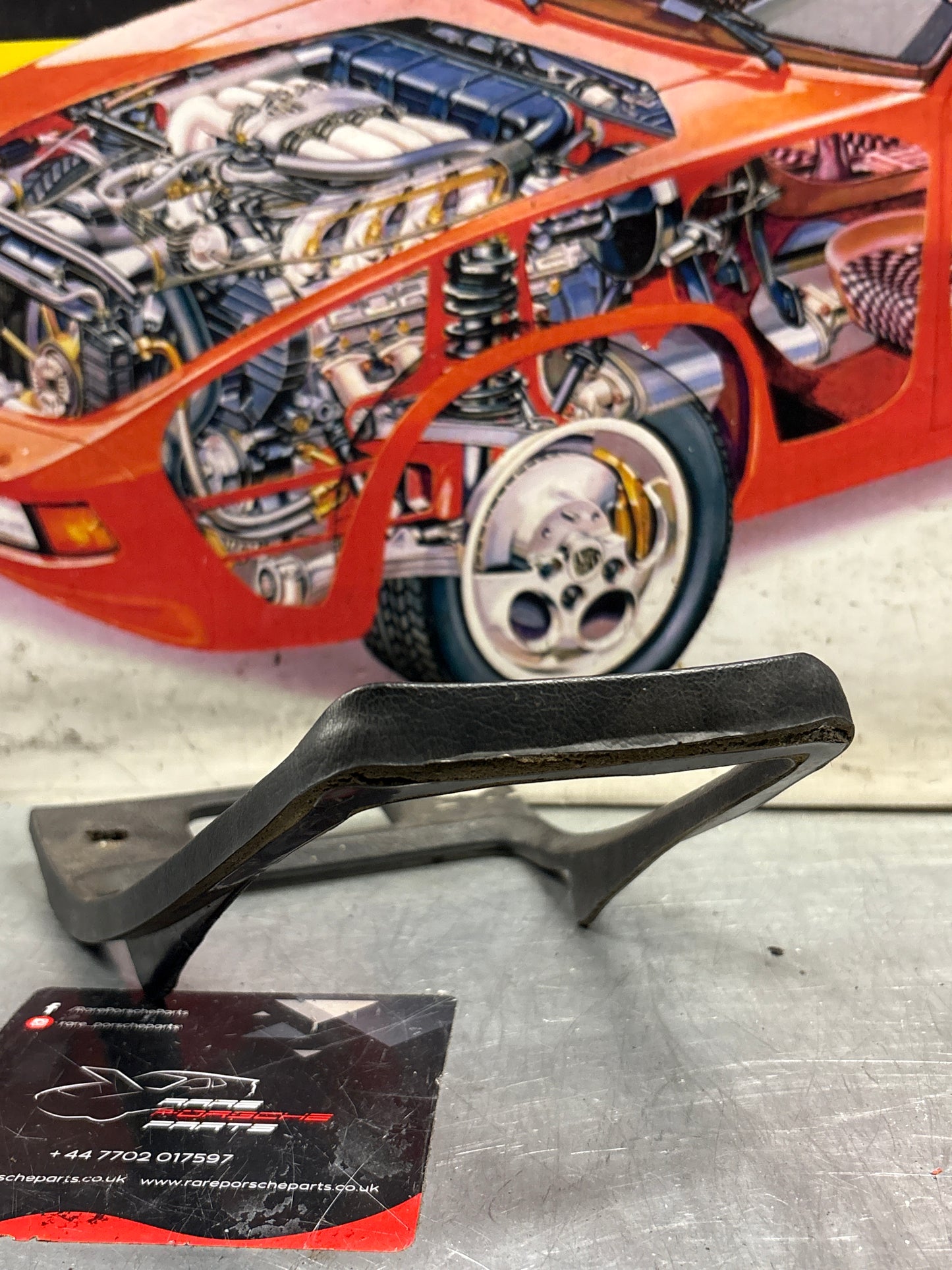 Porsche 928 Centre Console Gear Stick Surround Trim 92855204708 Black used