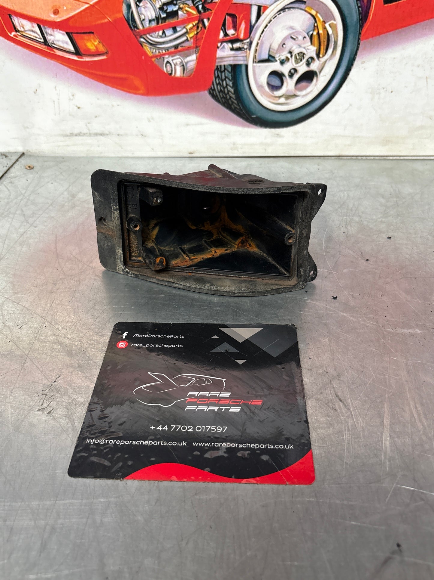 Porsche 924 O/S Front indicator unit, without lense used 477953065A