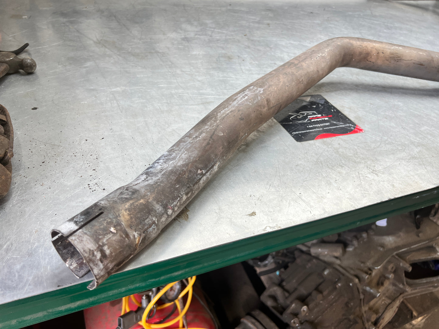 Porsche 928 Right side silencer, used 92811109301