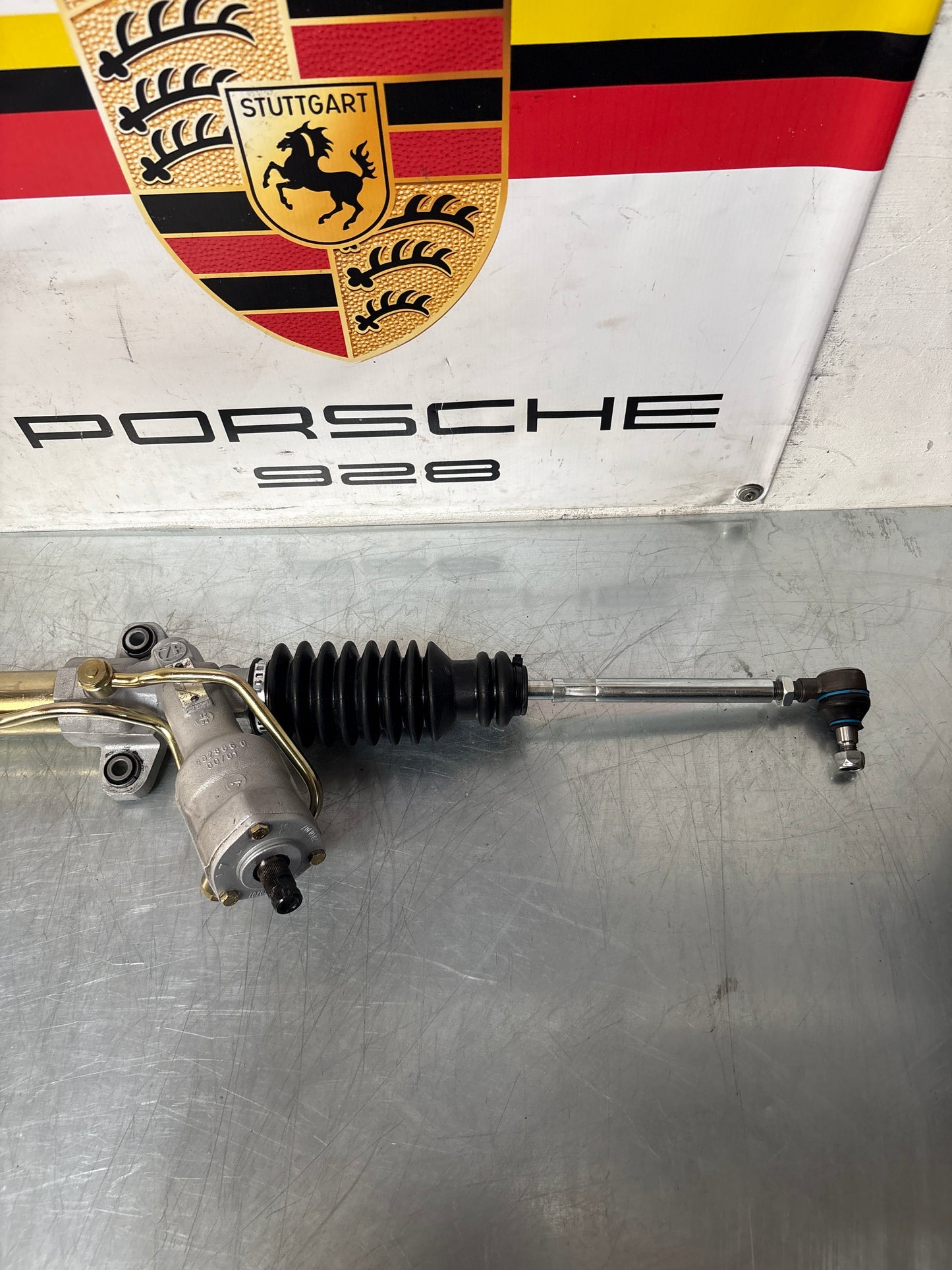 Porsche 928 928S right hand drive, RHD steering rack, refurbished  -86