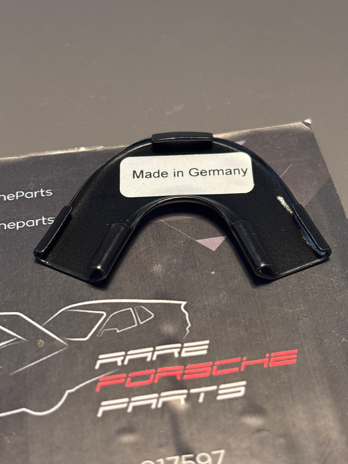 Porsche 928 window trim corner piece, 9285434150470K, NOS
