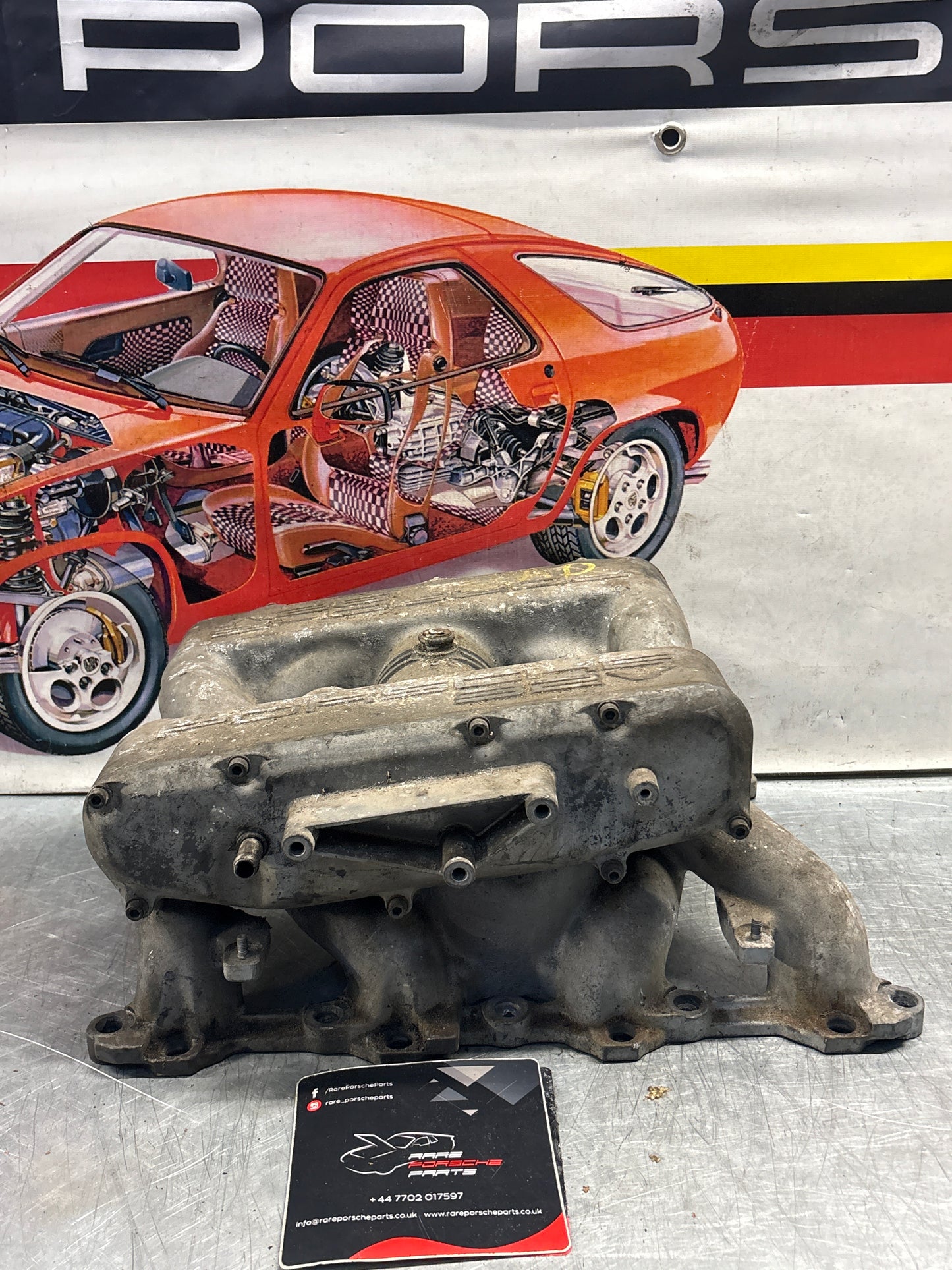 Porsche 928 S4 Intake manifold, used 9281105462R