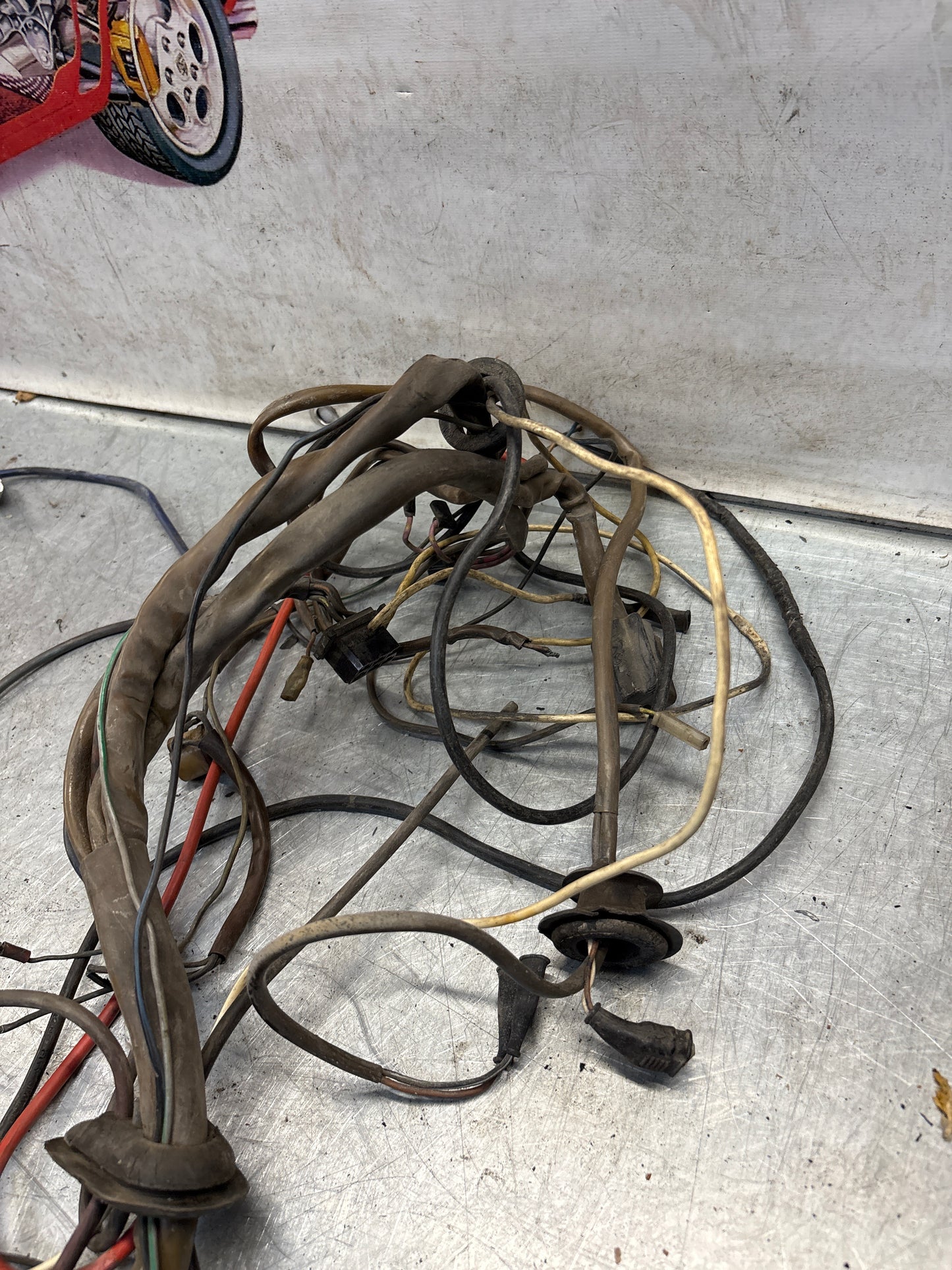 Porsche 928 early 1978 LHD Interior / Dashboard loom, for spares or repair 92861200306