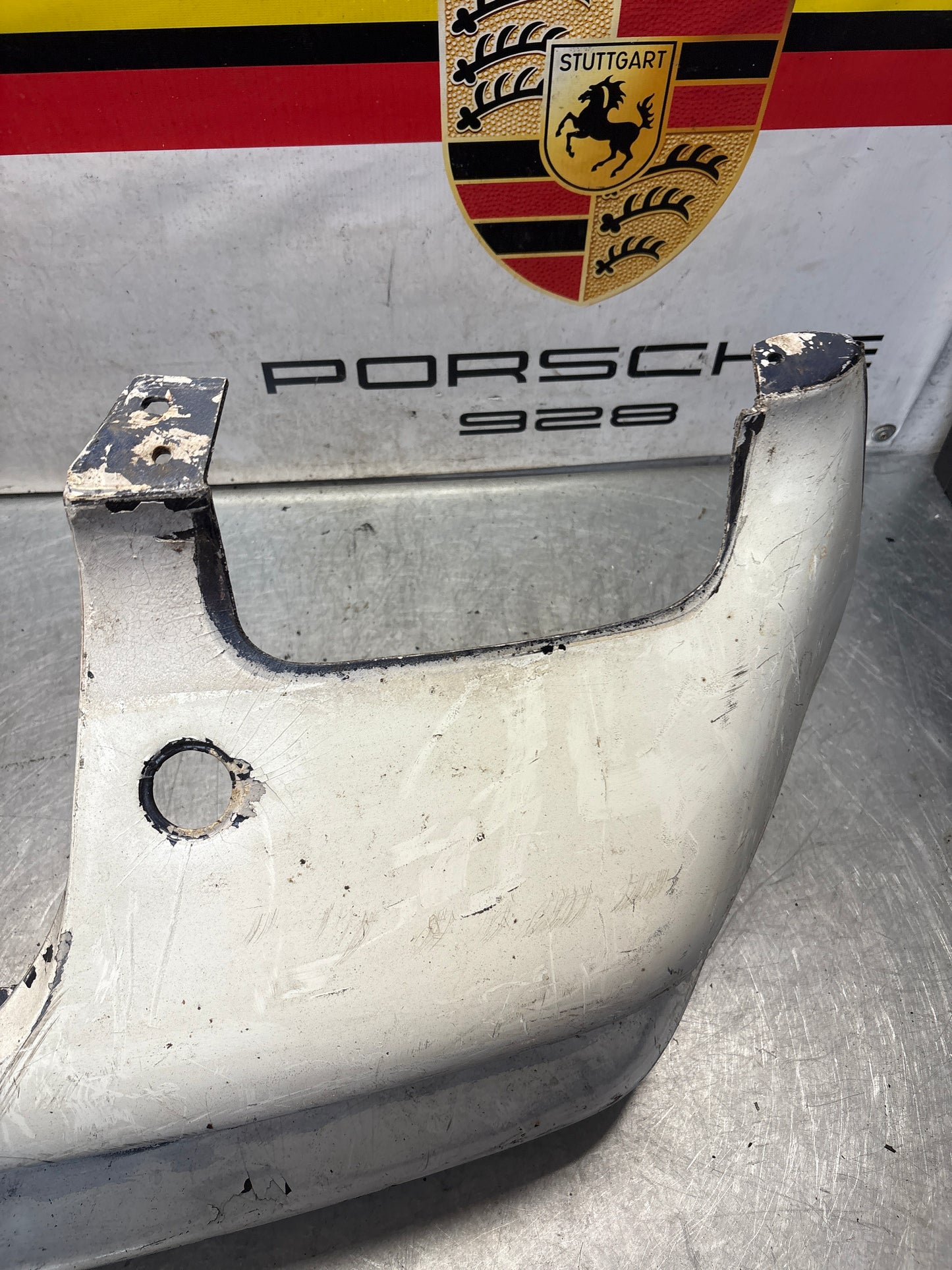 Porsche 928 front bumper cover panel, used 92850501306