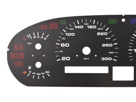 Speedometer dial for Porsche 928 S4 GT GTS dial circuit geschr. 92864115000