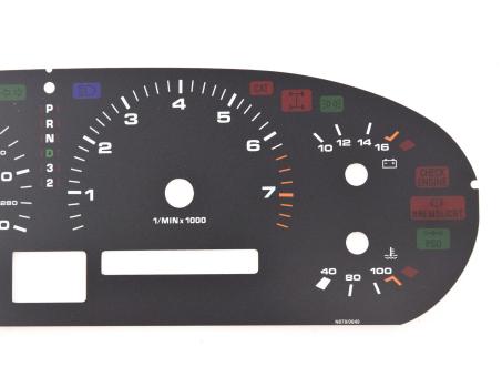 Speedometer dial for Porsche 928 S4 GT GTS dial automatic gekl. 92864115103