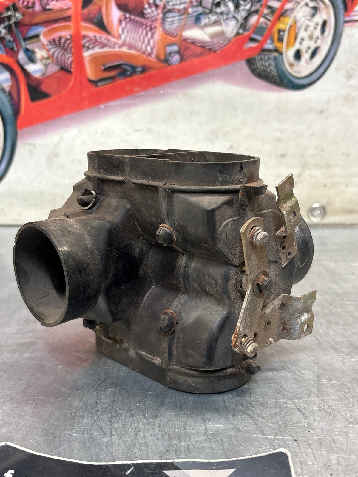 Porsche 914 front left air control box, 91457114910 Used
