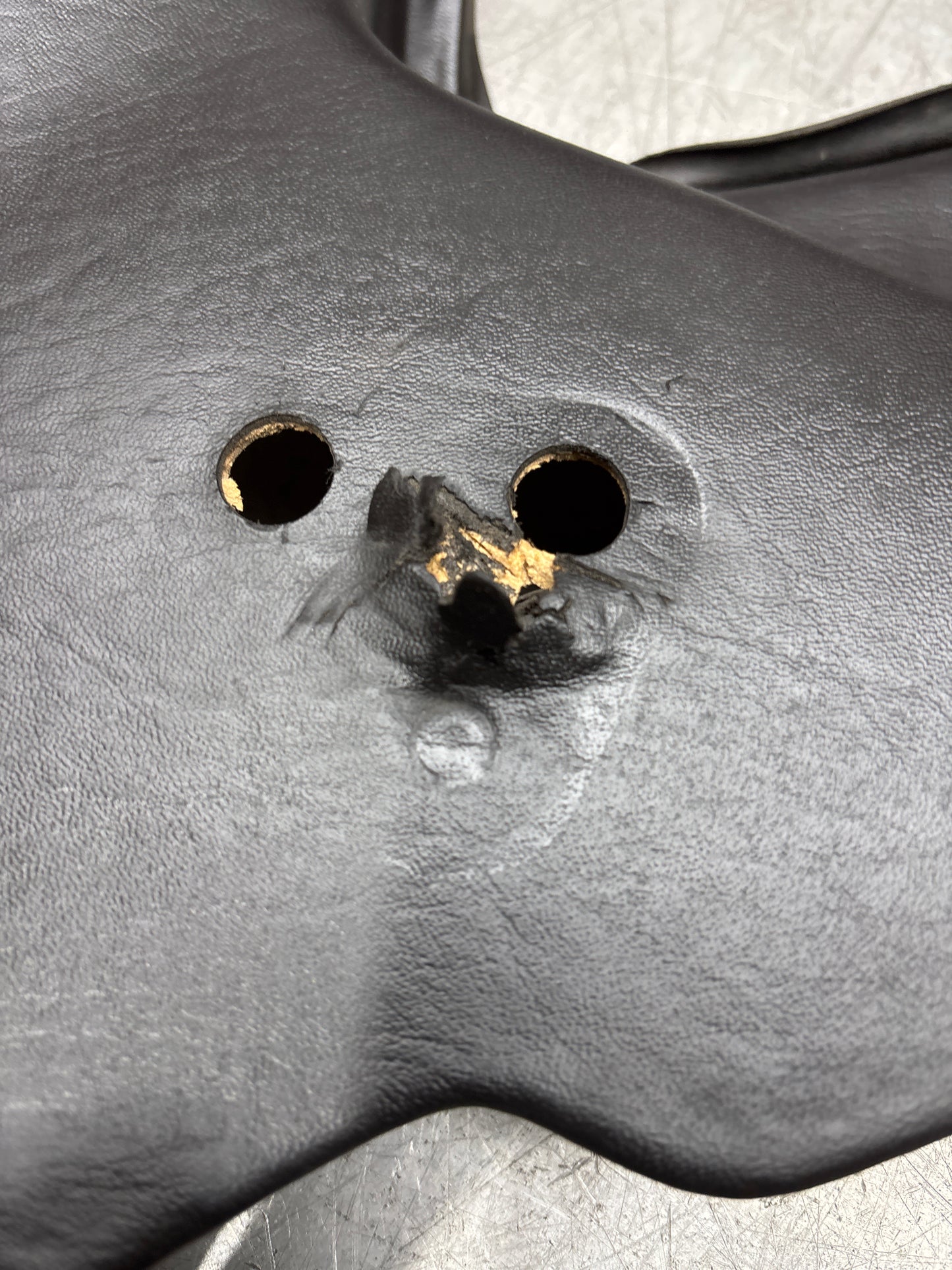 Porsche 944 924 black left rear interior C Post trim /card . Quarter panel trim used, 94455502101