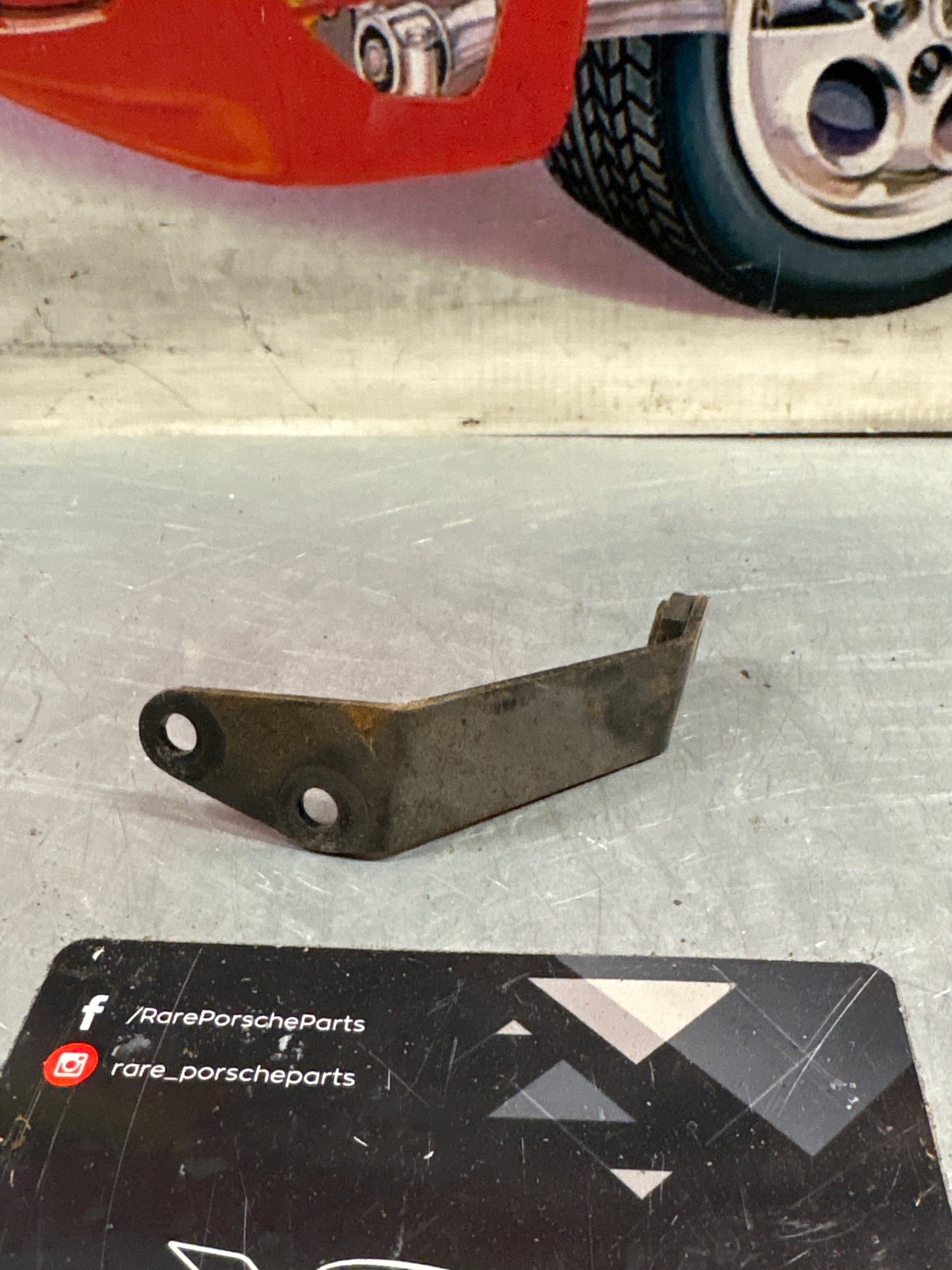 Porsche 924/944 intake manifold support bracket, used 047133093A