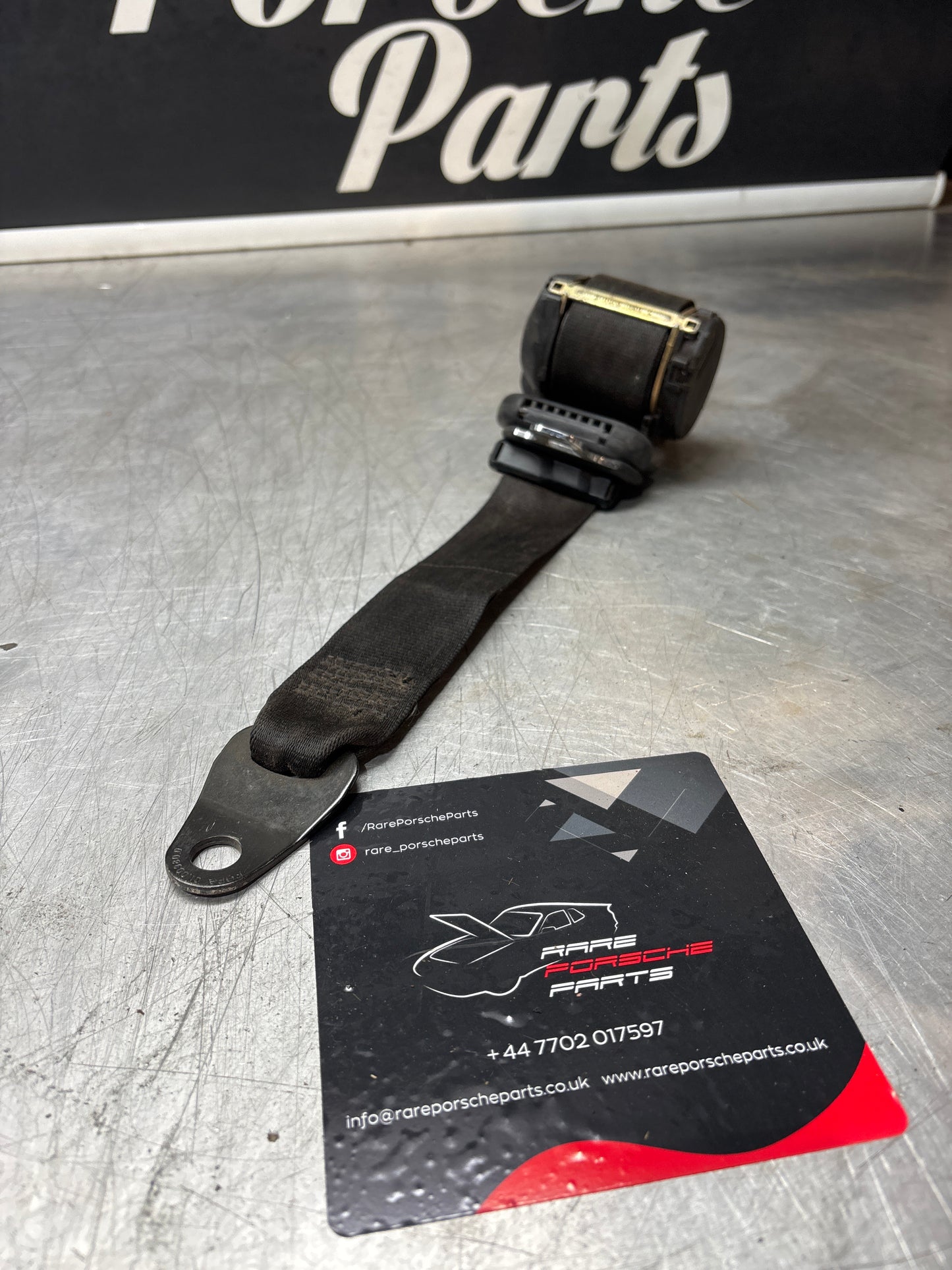 Porsche 944 Convertible Cabrio front right O/S seat belt 94180312610, used