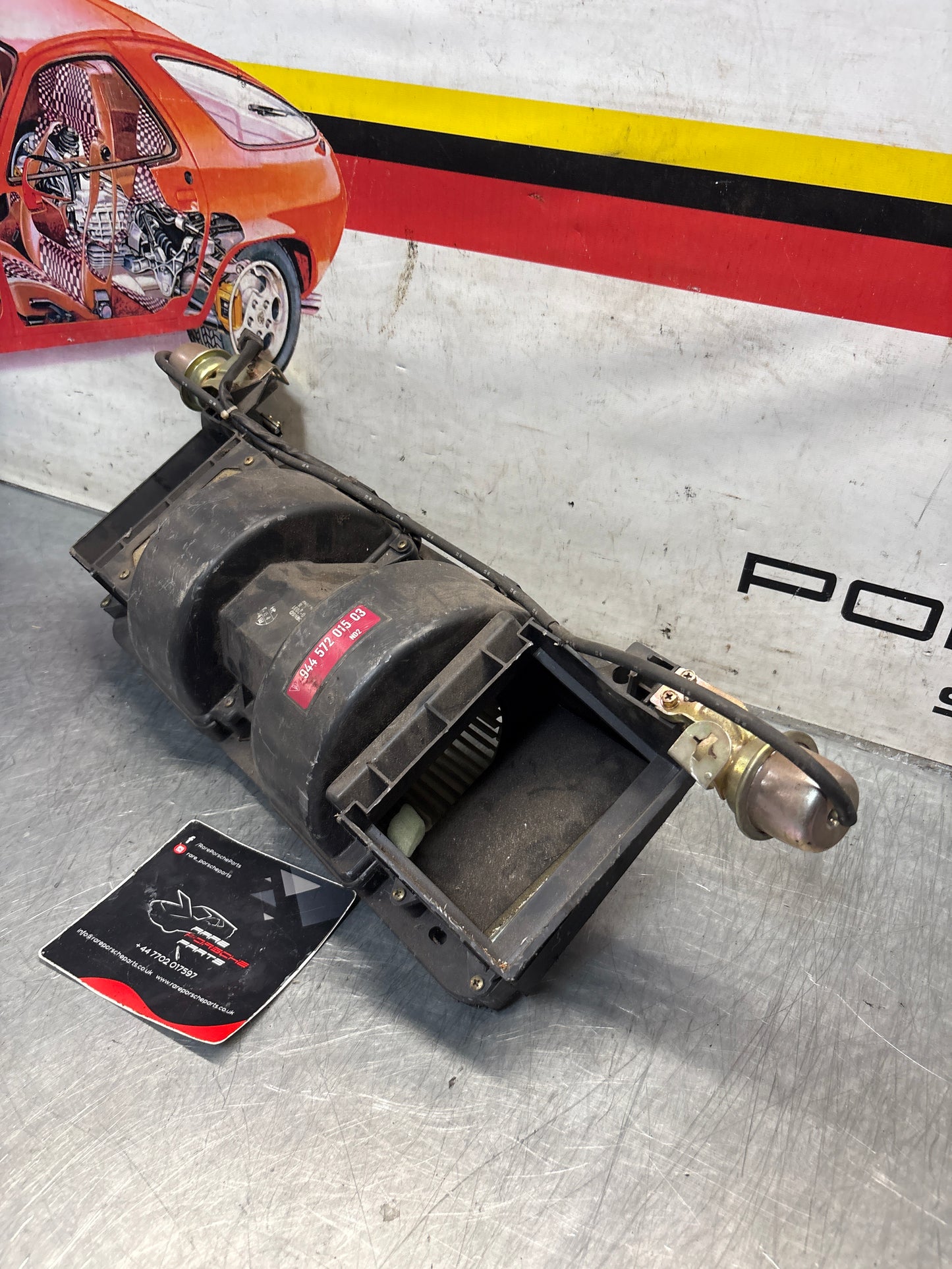 Porsche 944 heater box blower motor, used 94457201503