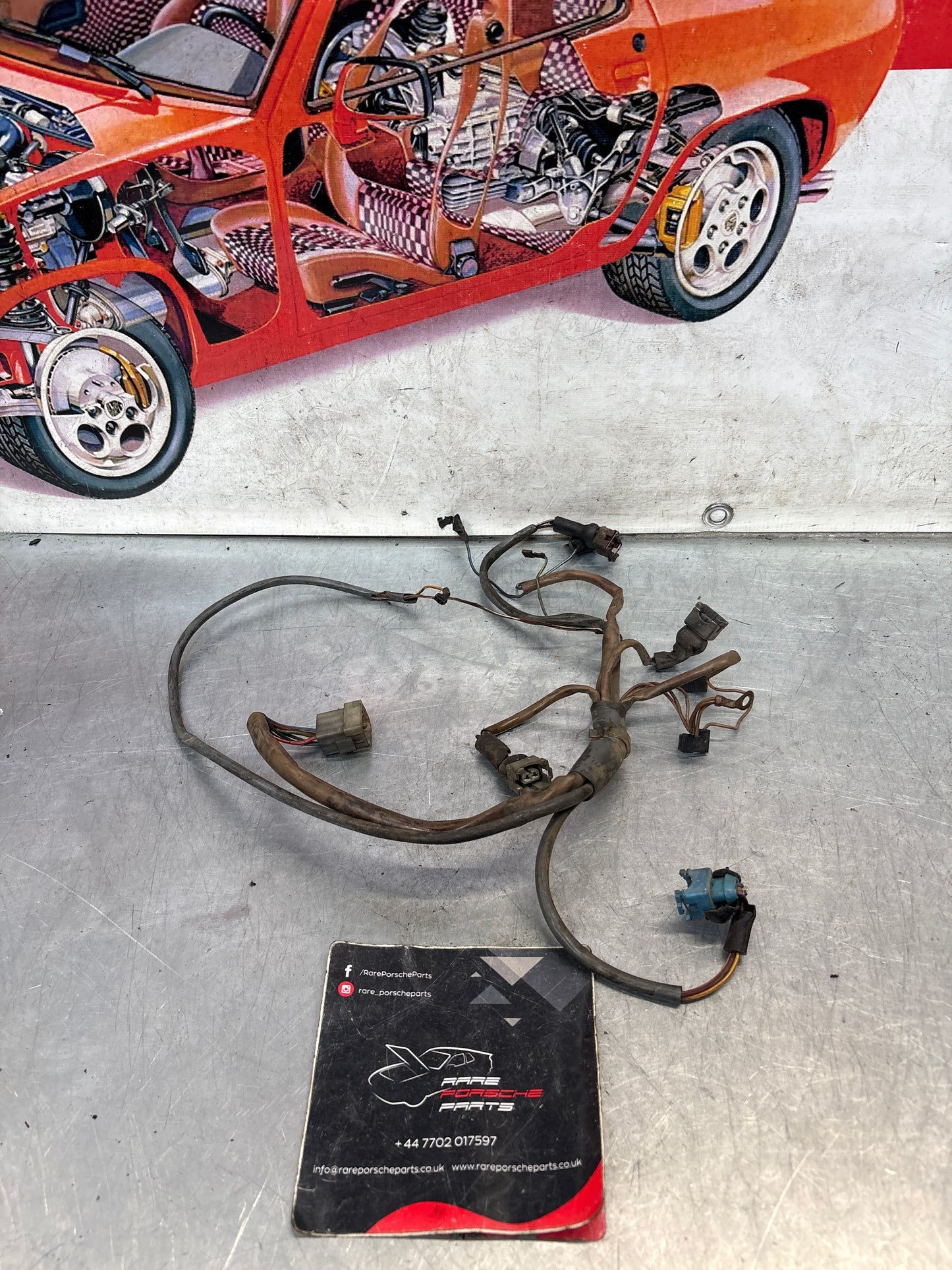 Porsche 924 80-85.5 Engine loom, used 477971761D
