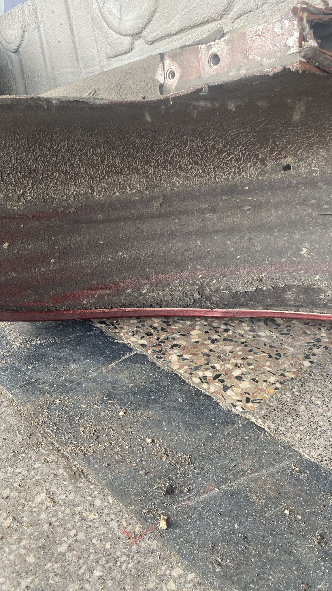 Porsche 944 left side cut, rear fender 94450390303,