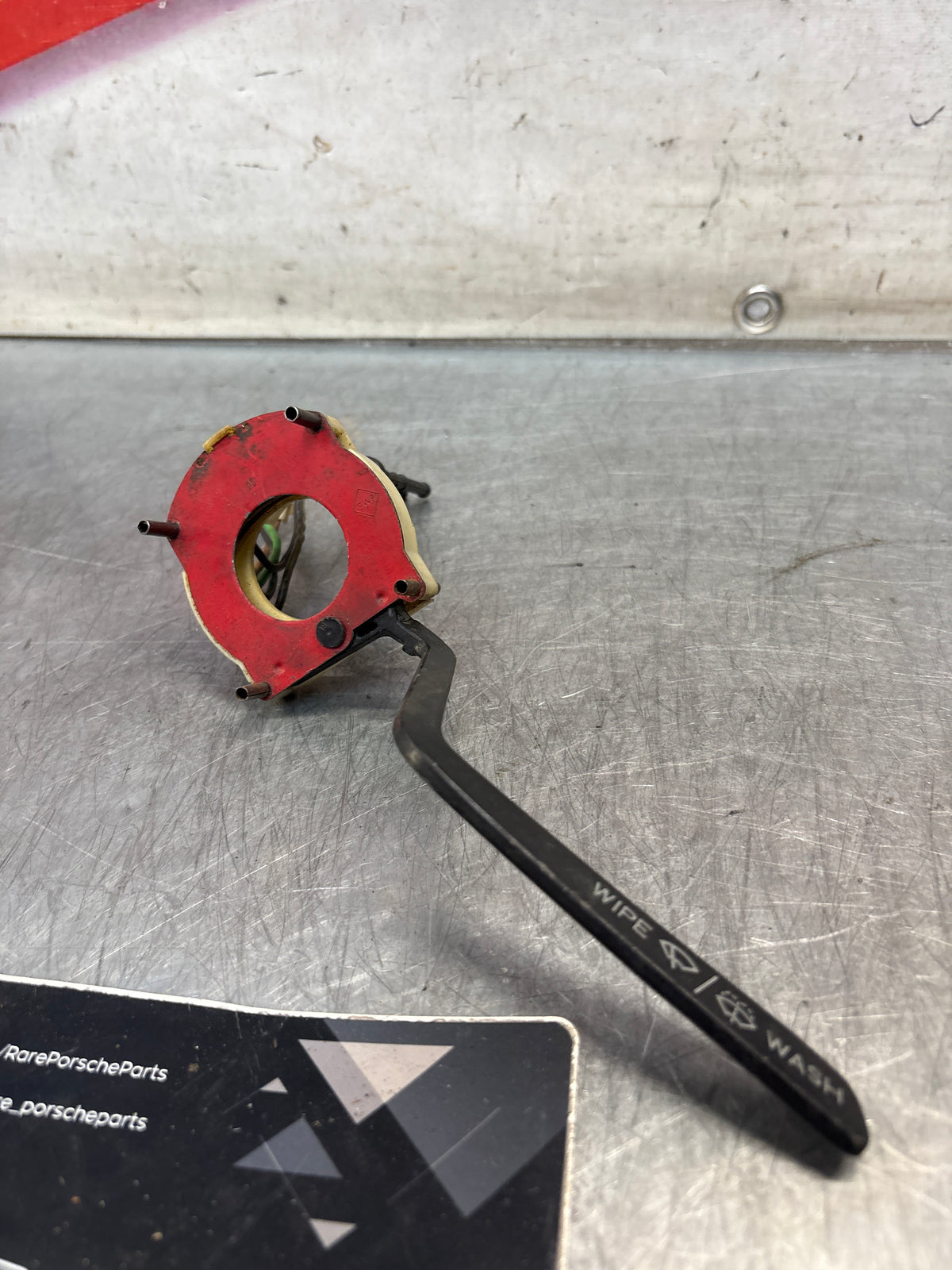 Porsche 914 steering coloumn wiper switch, used 91461391515