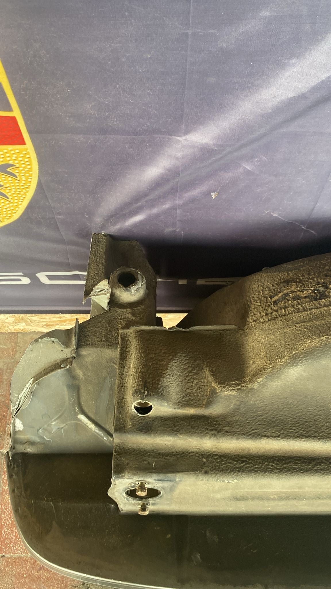 Porsche 944 complete rear cut used, 94450303701