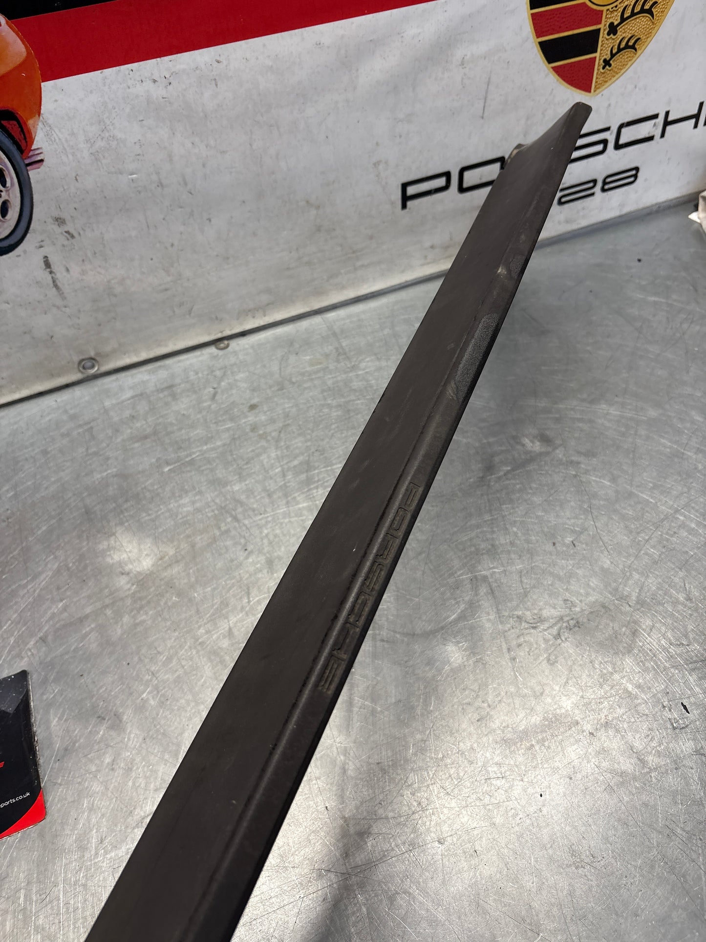 Porsche 924 rear boot center spoiler, used 477827555